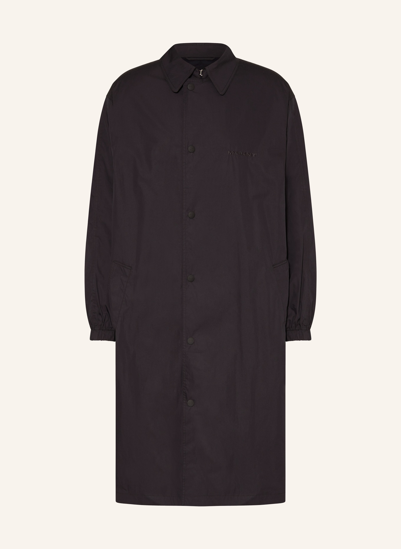 ISABEL MARANT Trench coat BALTHAZAR-GB, Color: BLACK (Image 1)