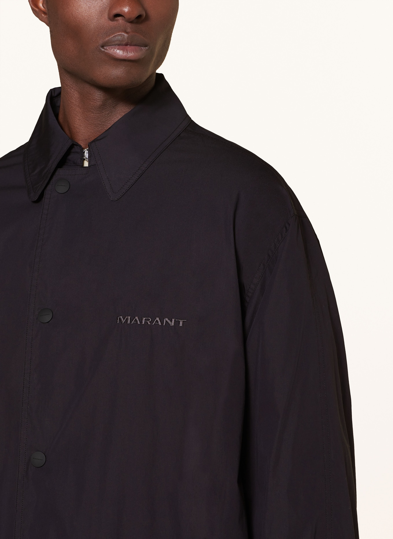 ISABEL MARANT Trench coat BALTHAZAR-GB, Color: BLACK (Image 4)