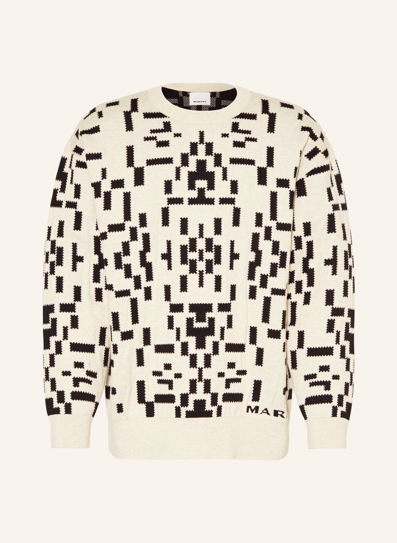 ISABEL MARANT Sweater BALTIMI-GB, Color: CREAM/ BLACK (Image 1)