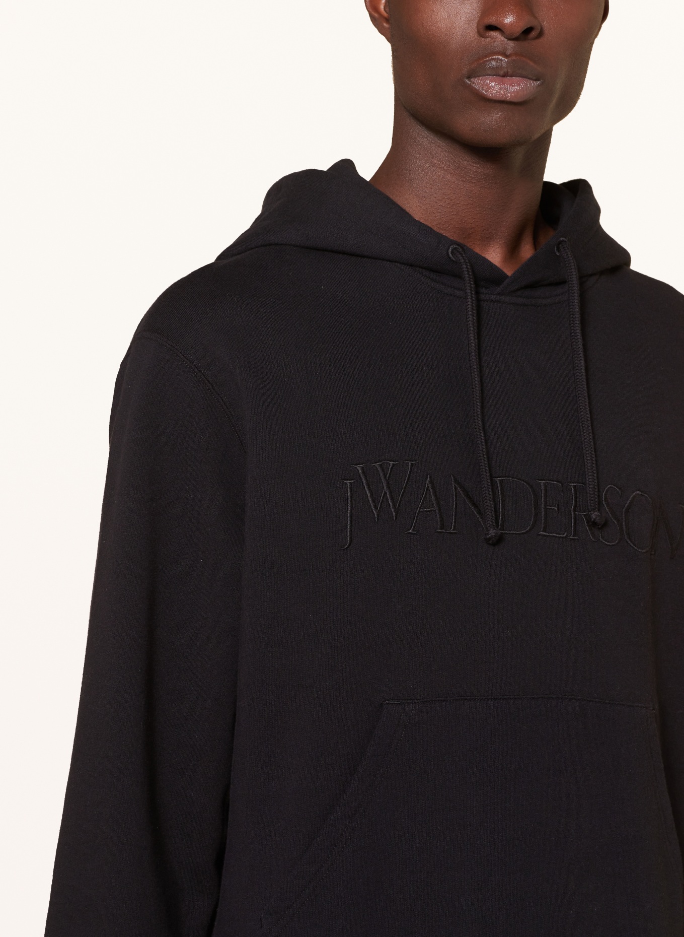 JW ANDERSON Hoodie with embroidery, Color: BLACK (Image 5)
