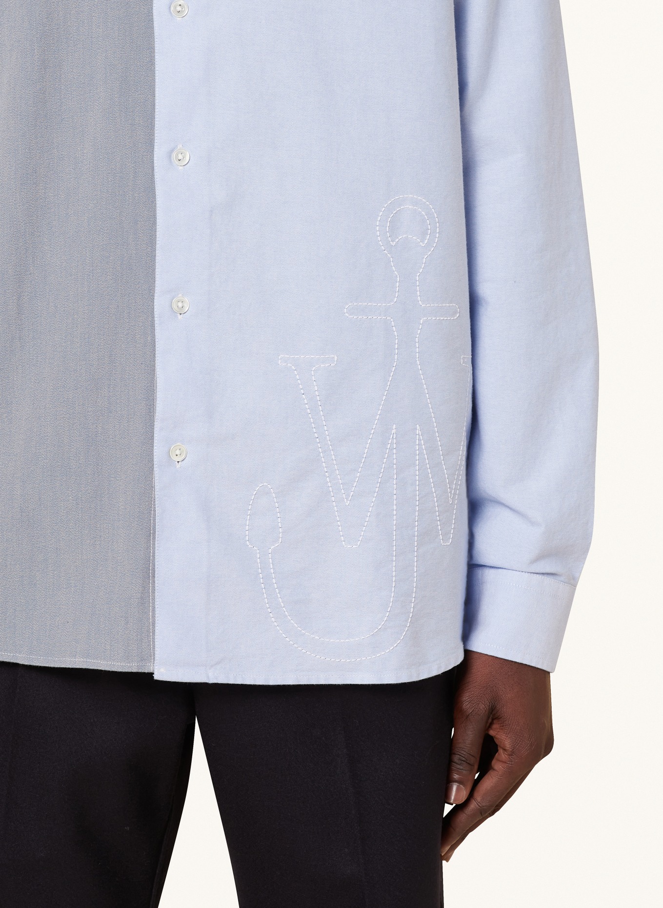 JW ANDERSON Shirt comfort fit, Color: BLUE (Image 4)