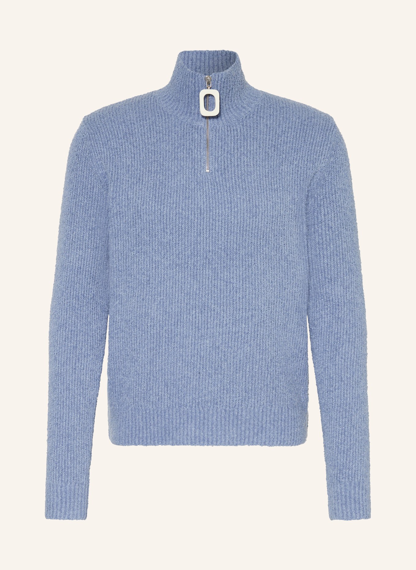 JW ANDERSON Half-zip sweater, Color: LIGHT BLUE (Image 1)