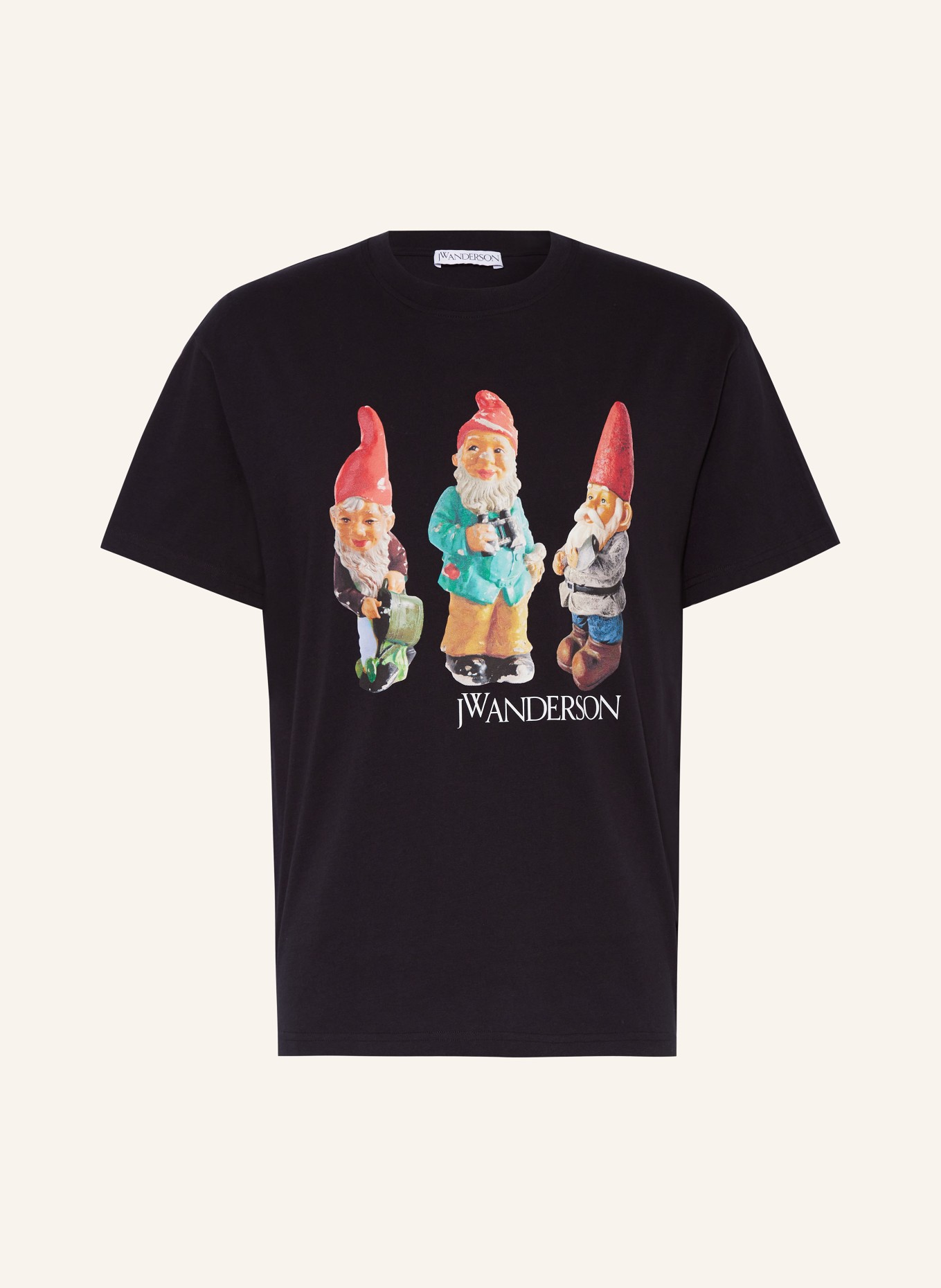 JW ANDERSON T-shirt, Color: BLACK/ RED/ GREEN (Image 1)
