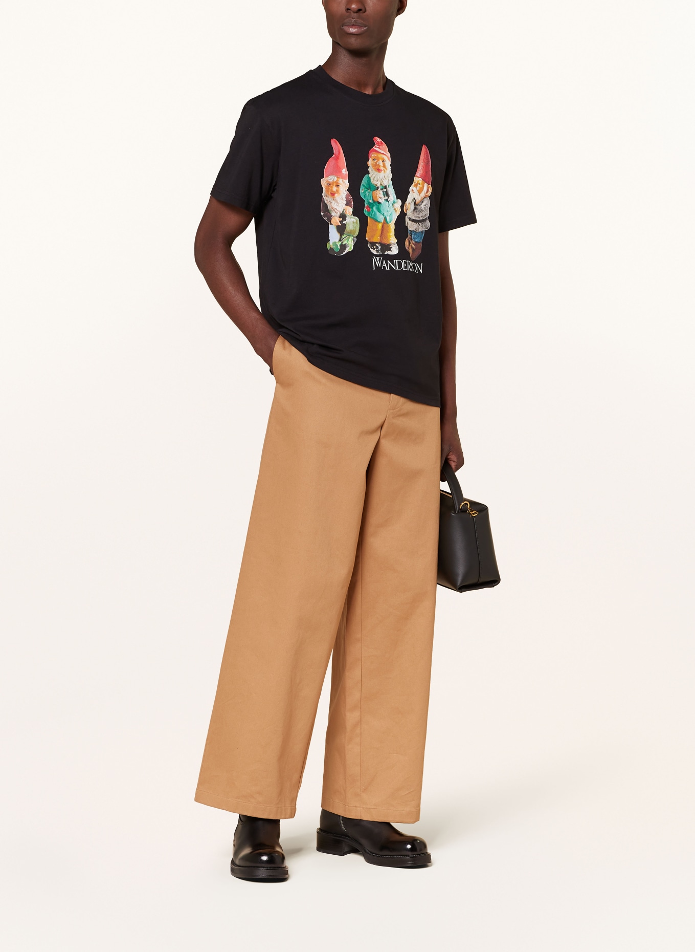 JW ANDERSON T-shirt, Color: BLACK/ RED/ GREEN (Image 2)