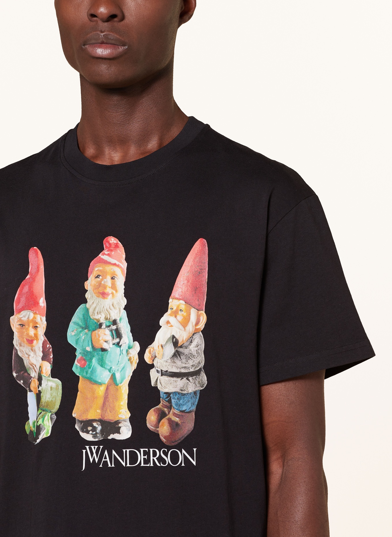 JW ANDERSON T-shirt, Color: BLACK/ RED/ GREEN (Image 4)