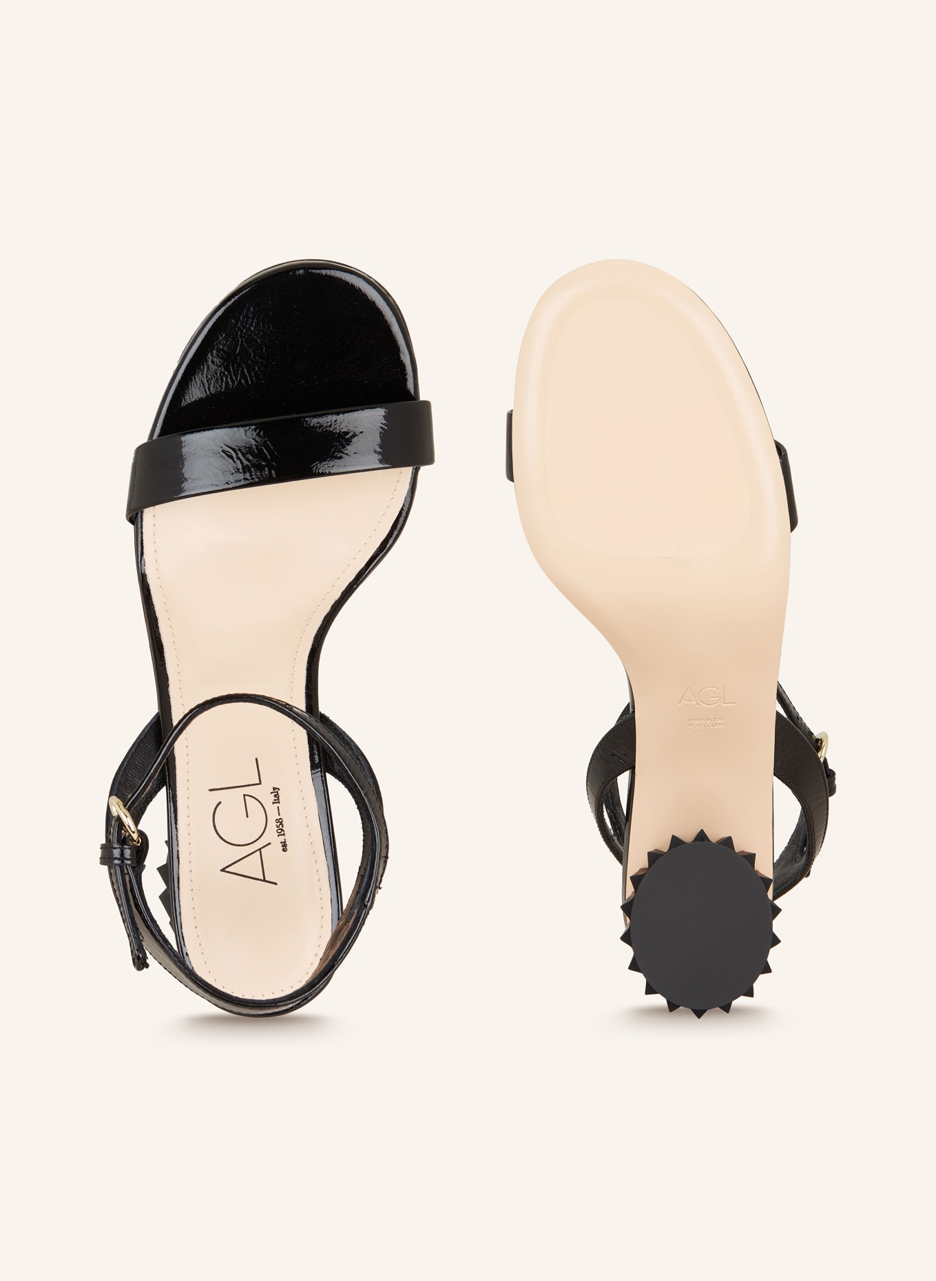 AGL Sandals DORICA, Color: BLACK (Image 5)