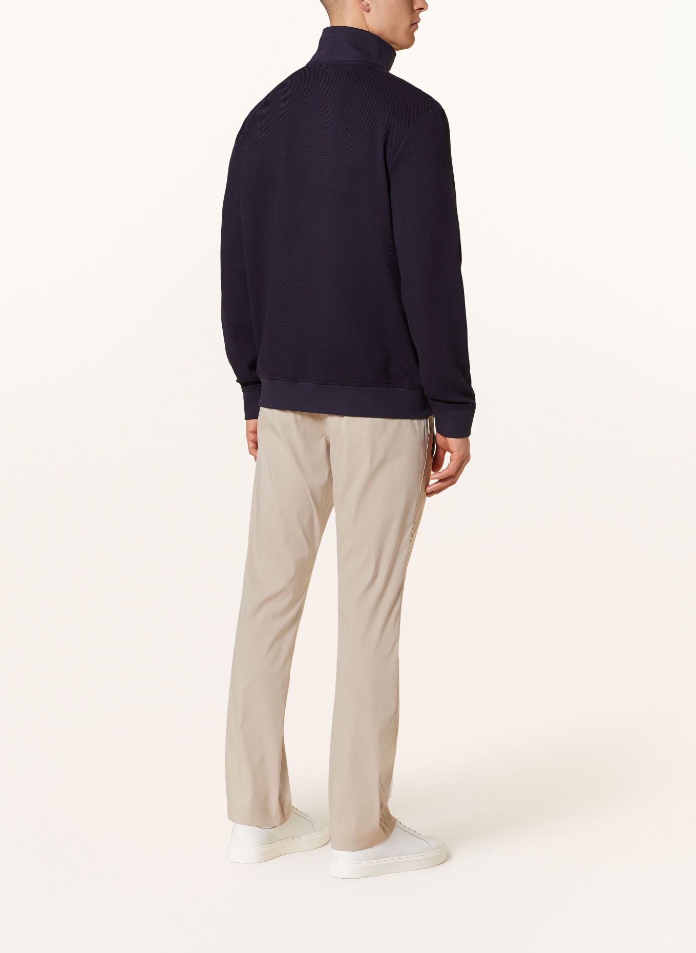 BOGNER Sweatshirt fabric half-zip sweater TARIUS, Color: DARK BLUE (Image 3)