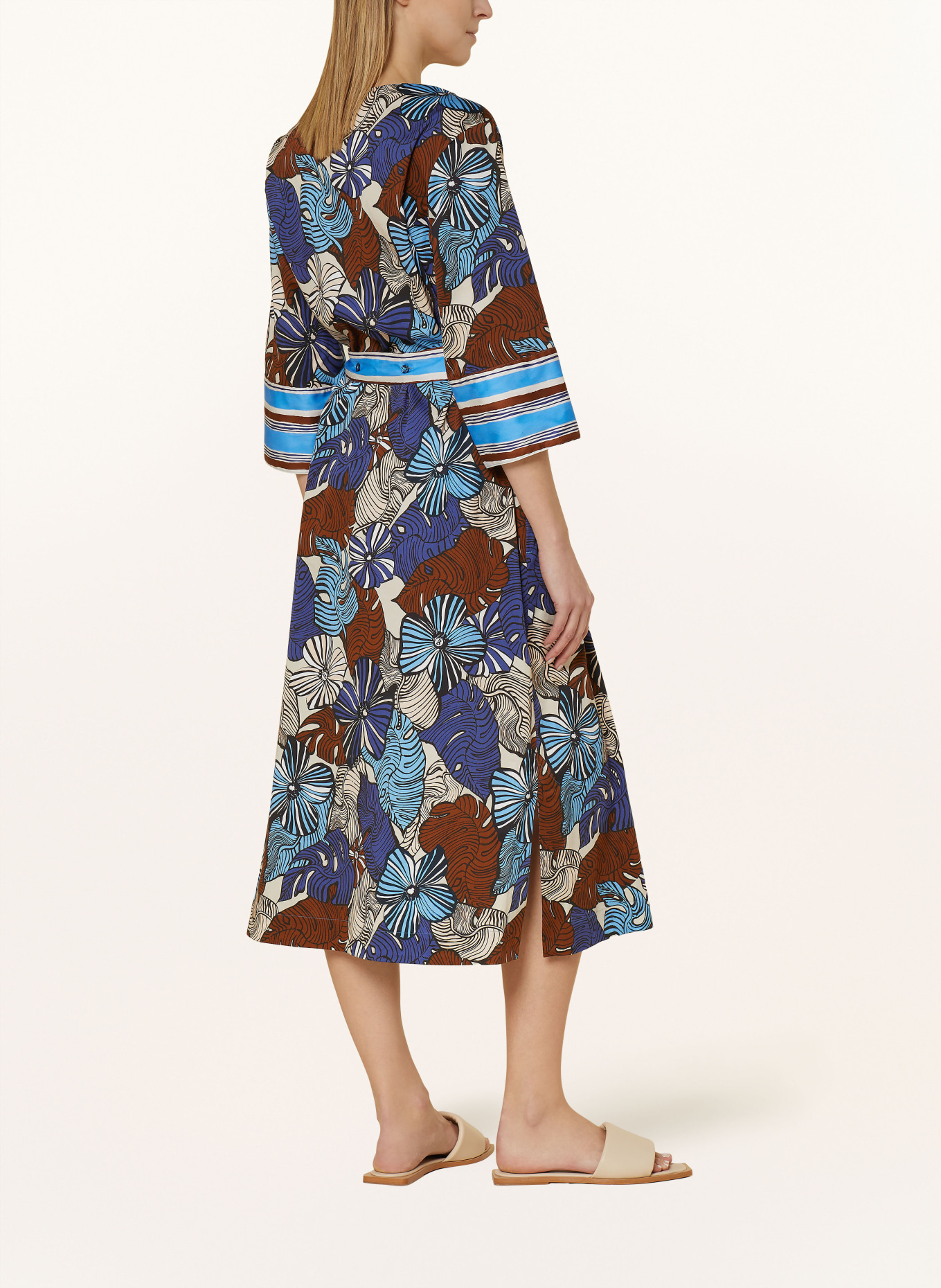 BOGNER Dress DEBBIE with 3/4 sleeves, Color: DARK BLUE/ BROWN/ CREAM (Image 3)
