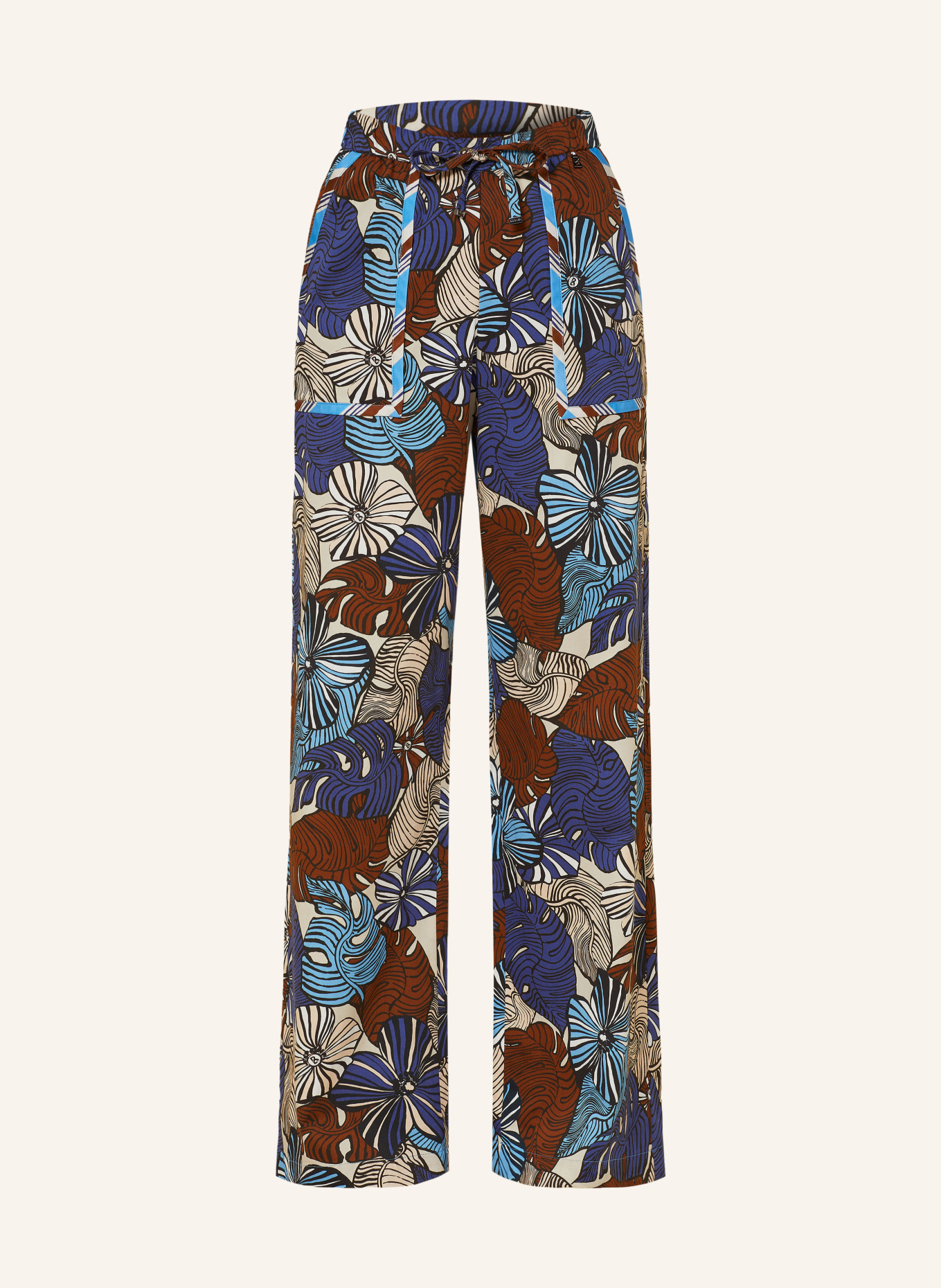 BOGNER Trousers DONYA, Color: DARK BLUE/ BROWN/ CREAM (Image 1)