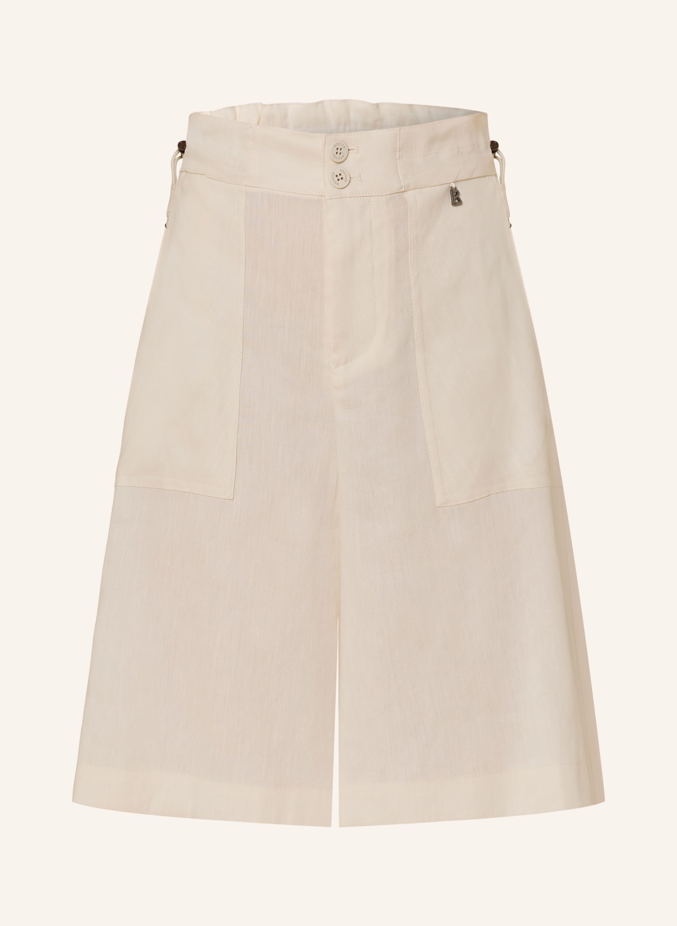 BOGNER Shorts REANA with linen, Color: ECRU (Image 1)