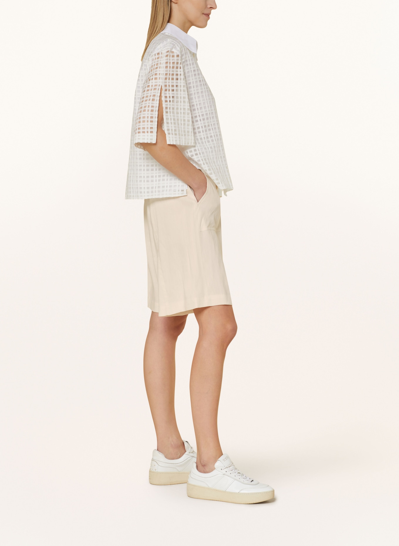 BOGNER Shorts REANA with linen, Color: ECRU (Image 4)