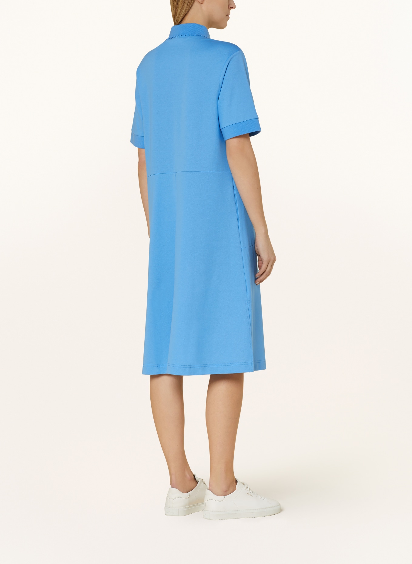 BOGNER Piqué polo dress ALETT, Color: LIGHT BLUE (Image 3)