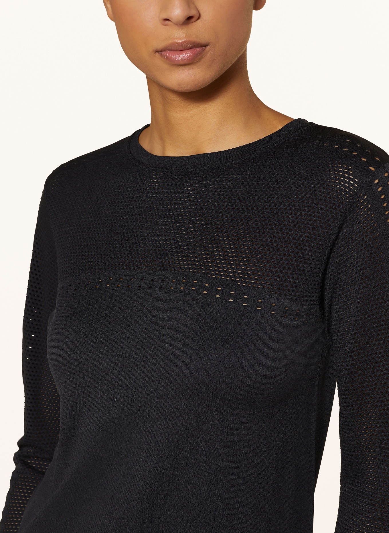 VARLEY Long sleeve shirt MERRICK, Color: BLACK (Image 4)