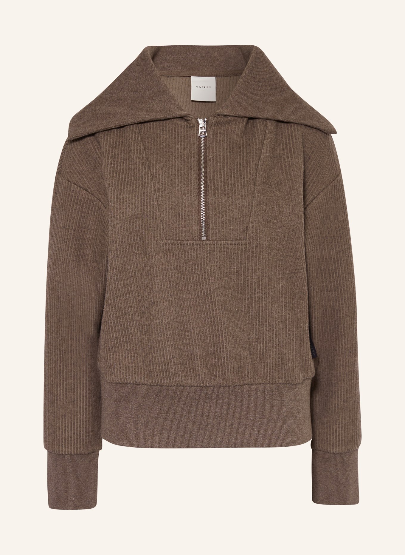 VARLEY Half-zip sweater MAGUIRE, Color: BROWN (Image 1)