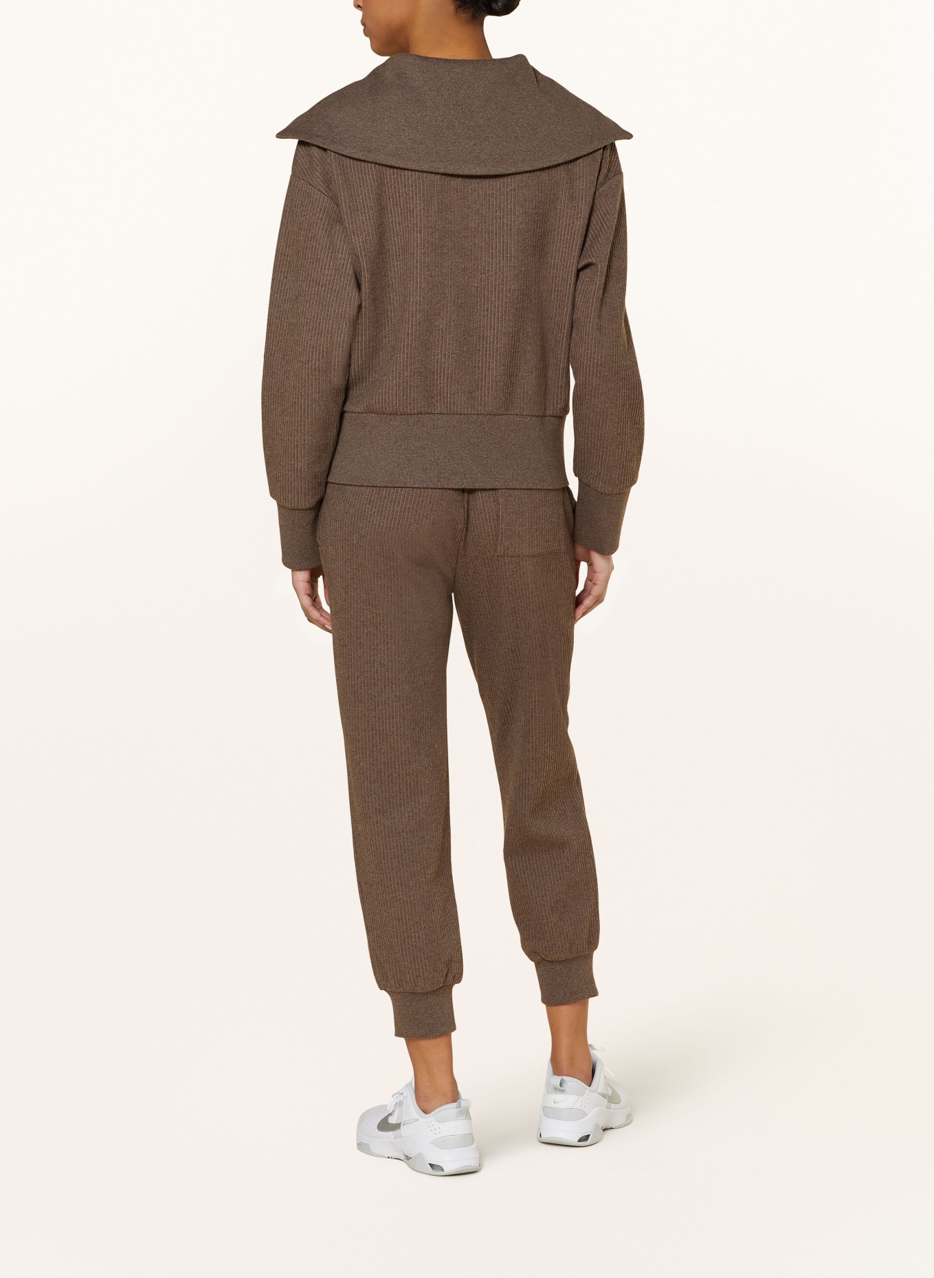 VARLEY Half-zip sweater MAGUIRE, Color: BROWN (Image 3)