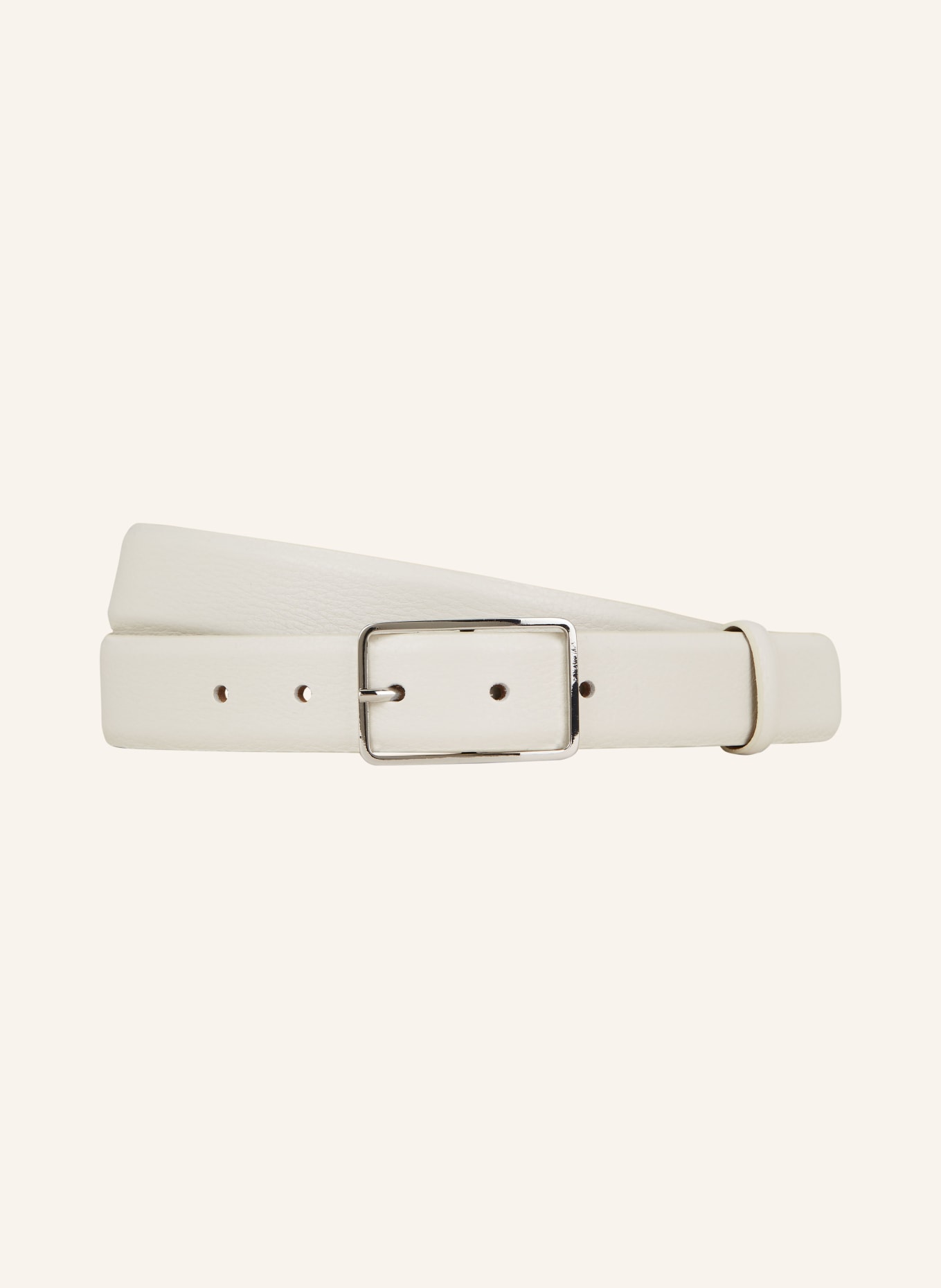 abro Leather belt DALIA, Color: ECRU (Image 1)