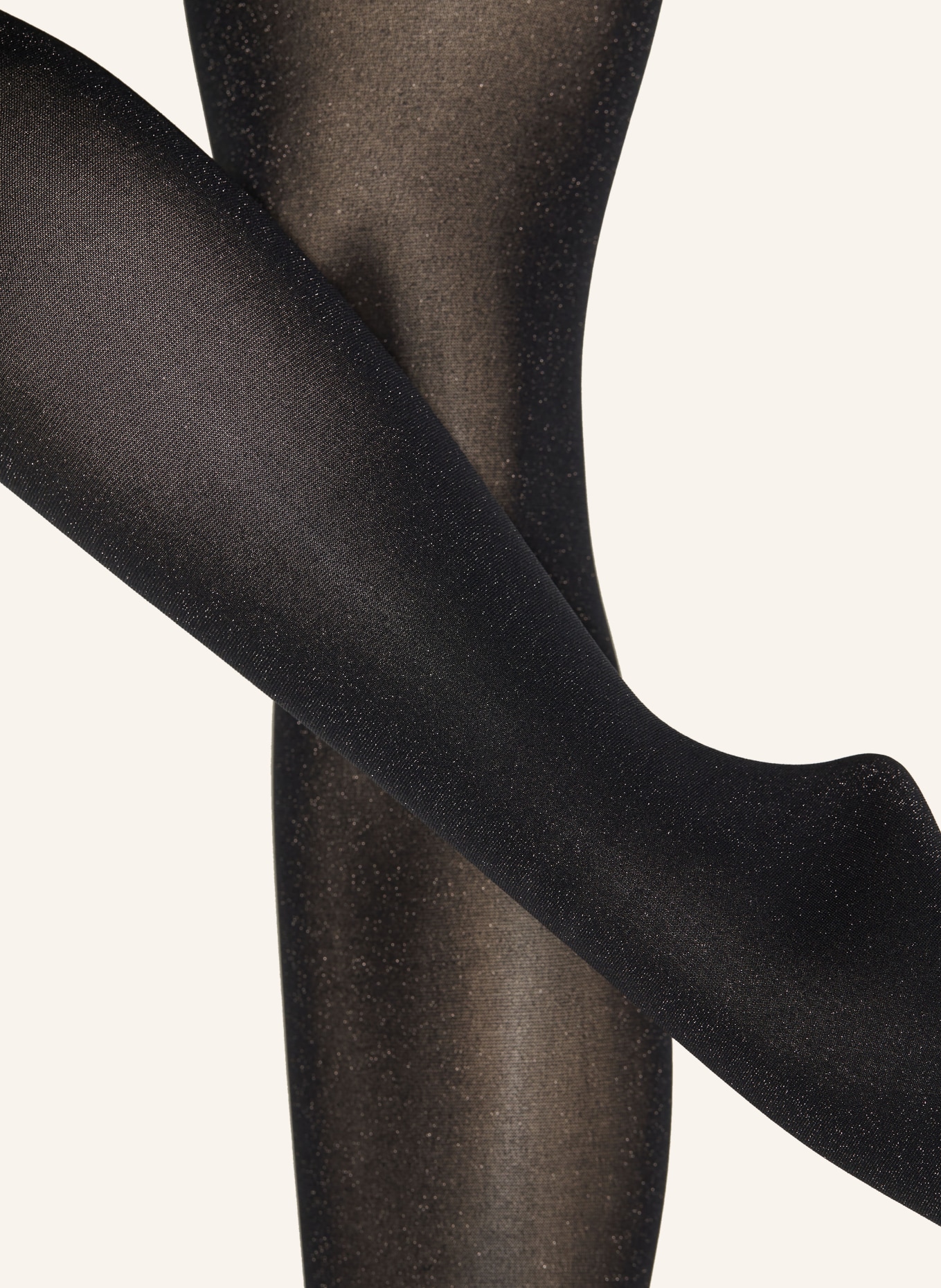 Wolford Tights SHINY SHEER, Color: 9836 black/pewter (Image 2)