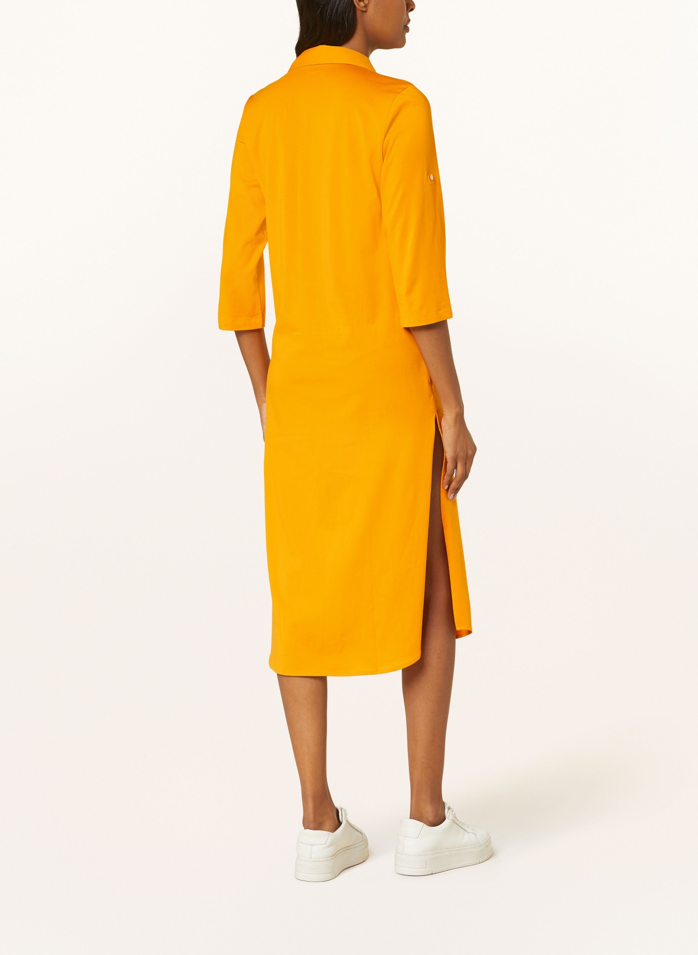 Stefan Brandt Shirt dress USUNE made of jersey with 3/4 sleeves, Color: DARK YELLOW (Image 3)
