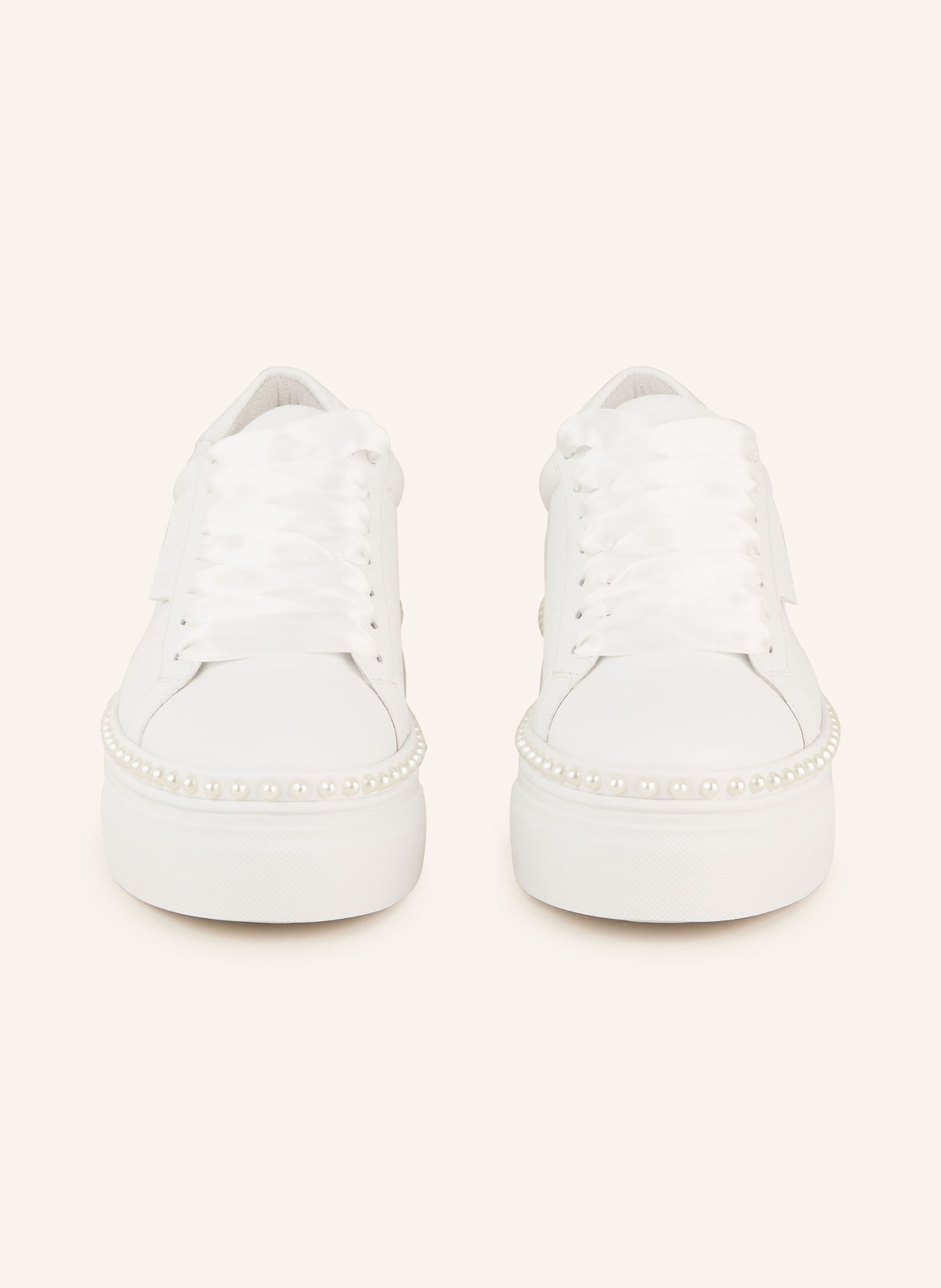 KENNEL & SCHMENGER Sneakers with decorative beads, Color: WHITE (Image 3)