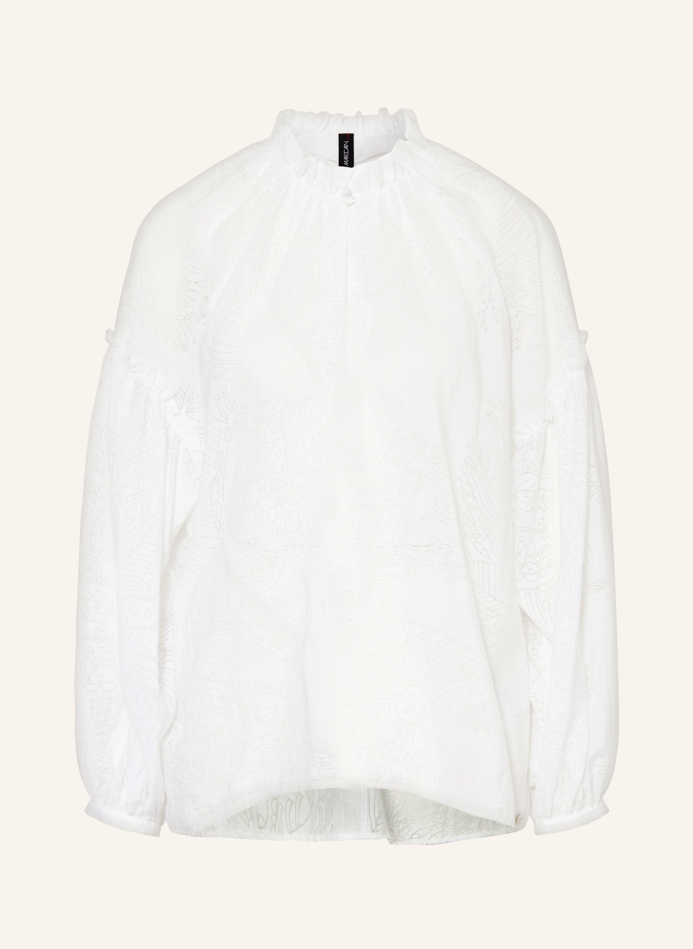 MARC CAIN Blusenshirt, Farbe: 100 WHITE (Bild 1)