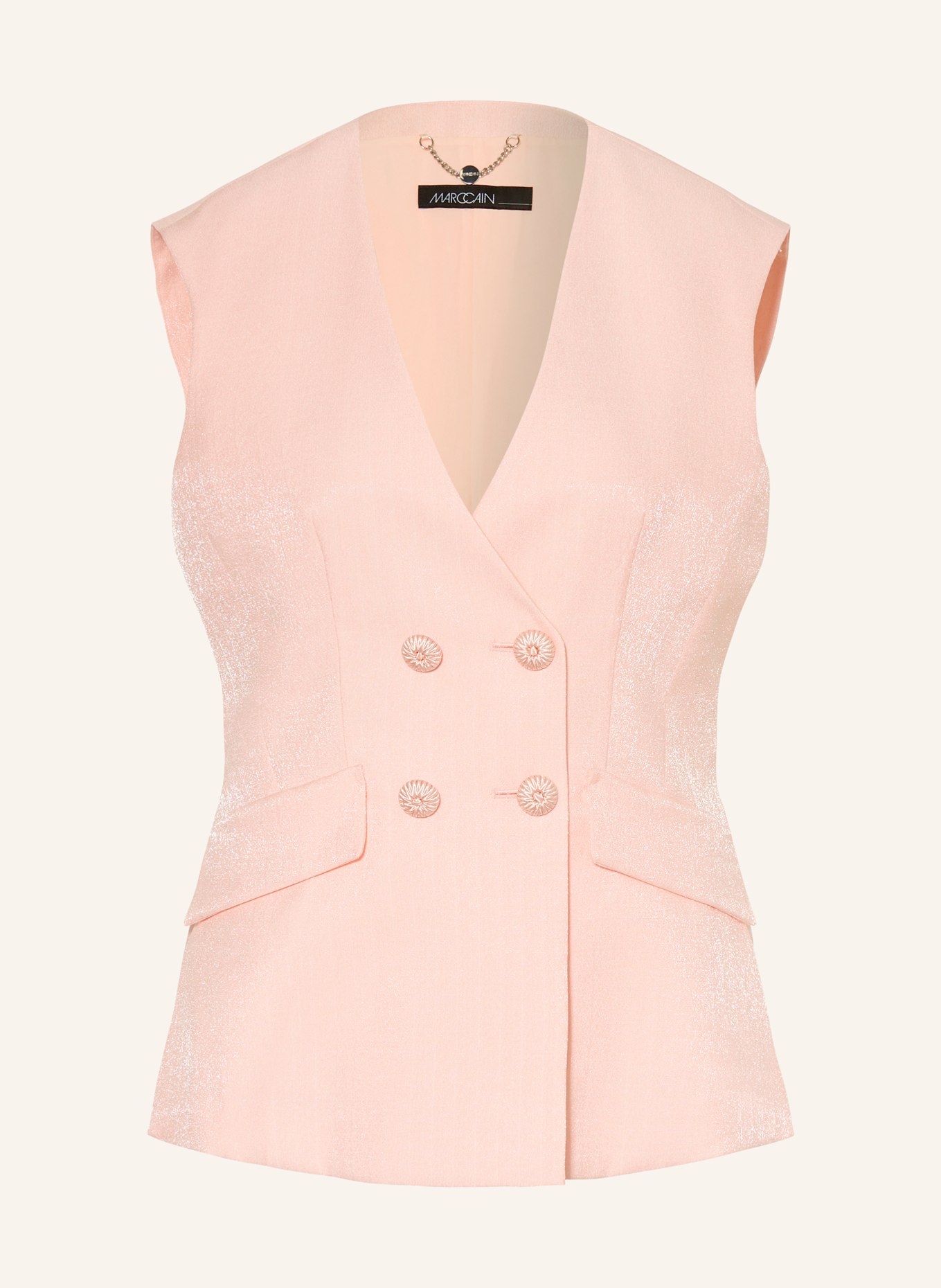 MARC CAIN Blazer vest, Color: 212 soft seashell (Image 1)