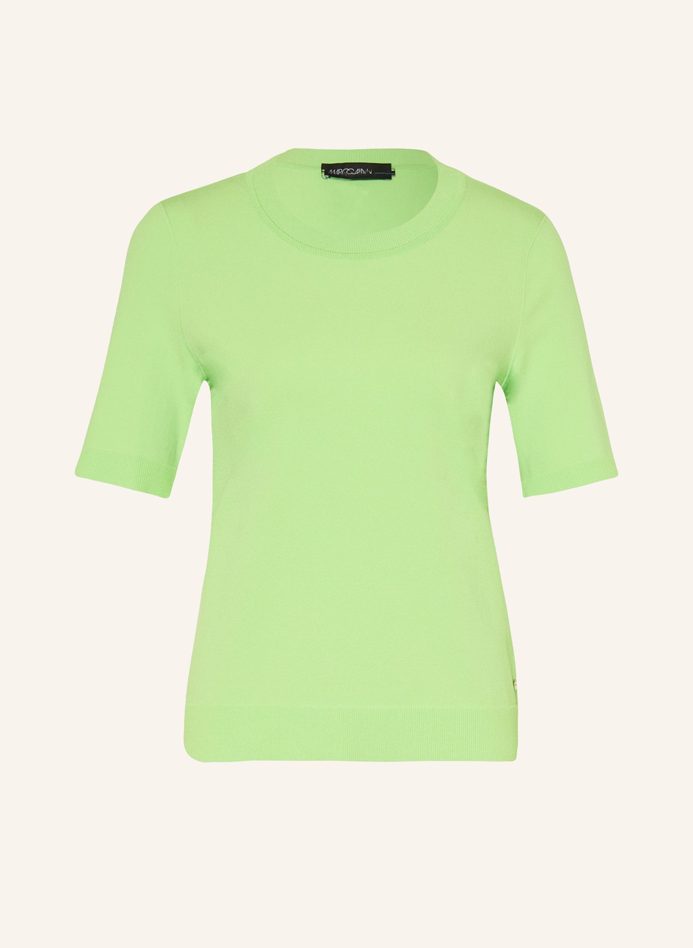 MARC CAIN Úpletové tričko, Barva: SVĚTLE ZELENÁ (Obrázek 1)