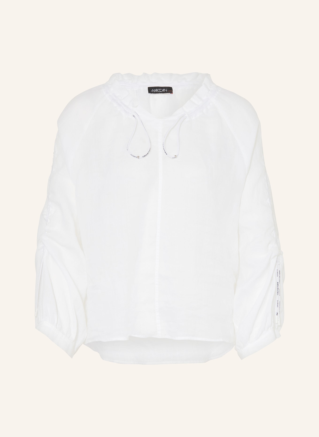 MARC CAIN Blusenshirt, Farbe: 100 WHITE (Bild 1)