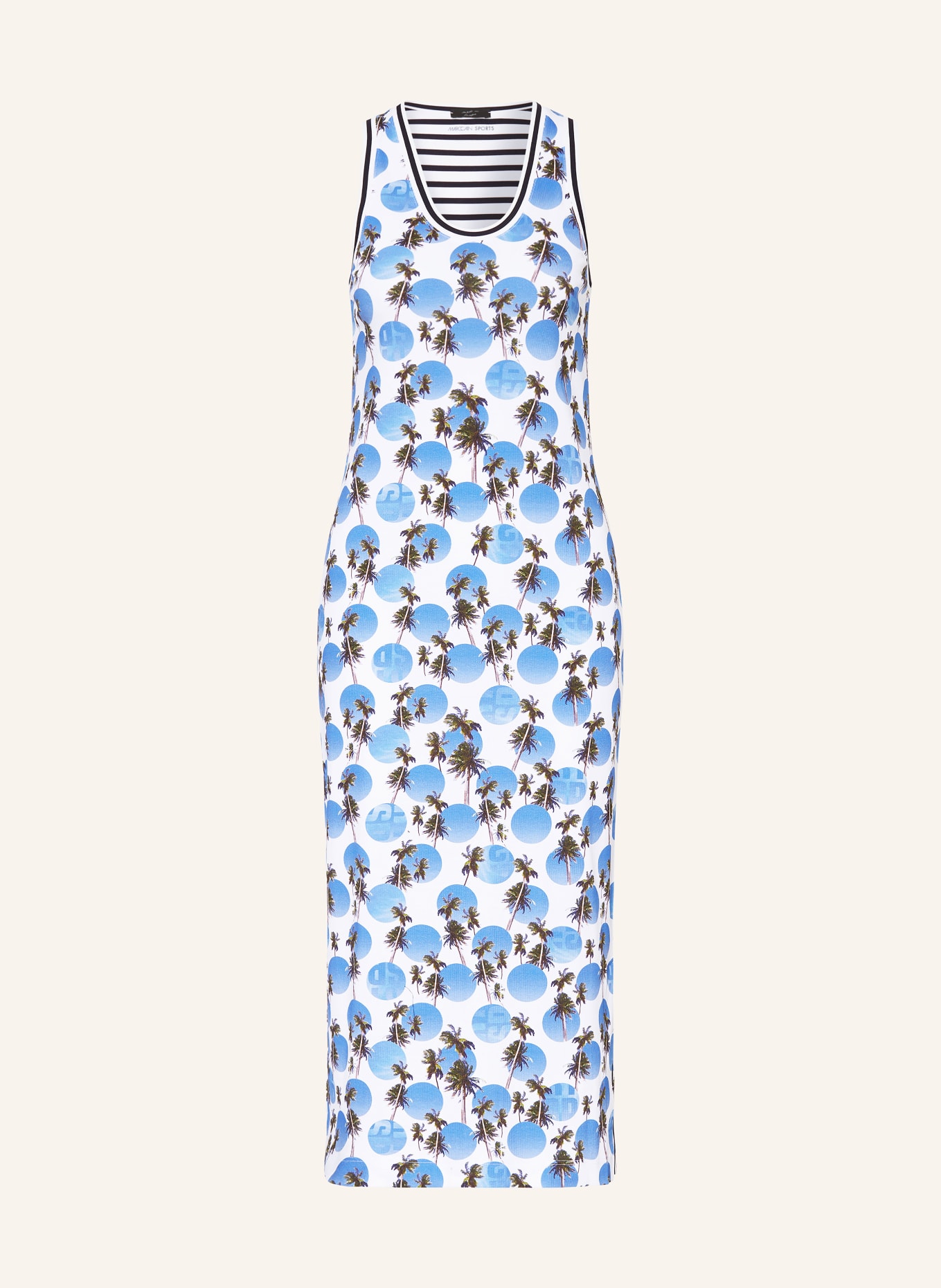 MARC CAIN Jersey dress, Color: 363 bright azure (Image 1)