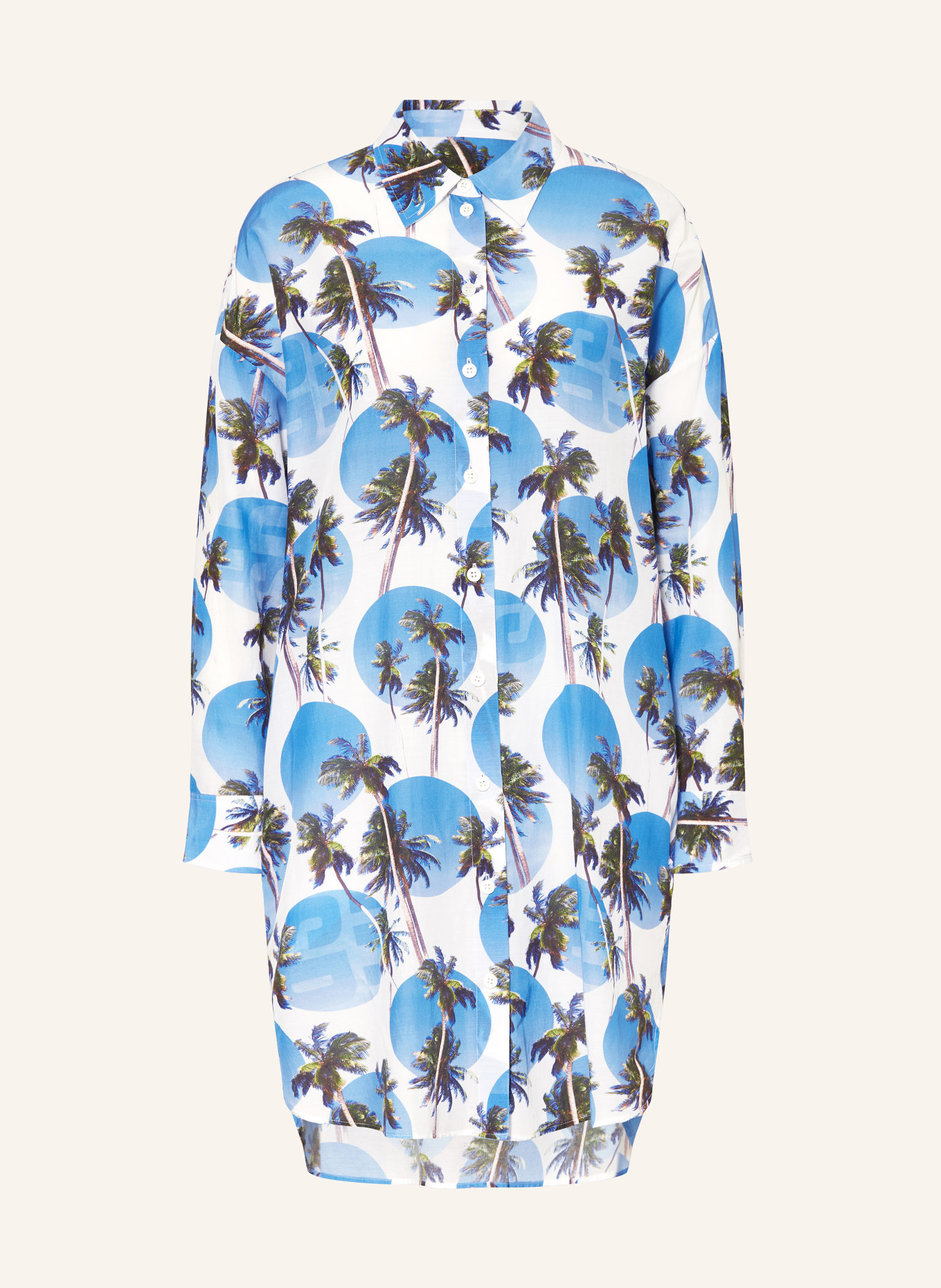 MARC CAIN Košilové šaty, Barva: 363 bright azure (Obrázek 1)