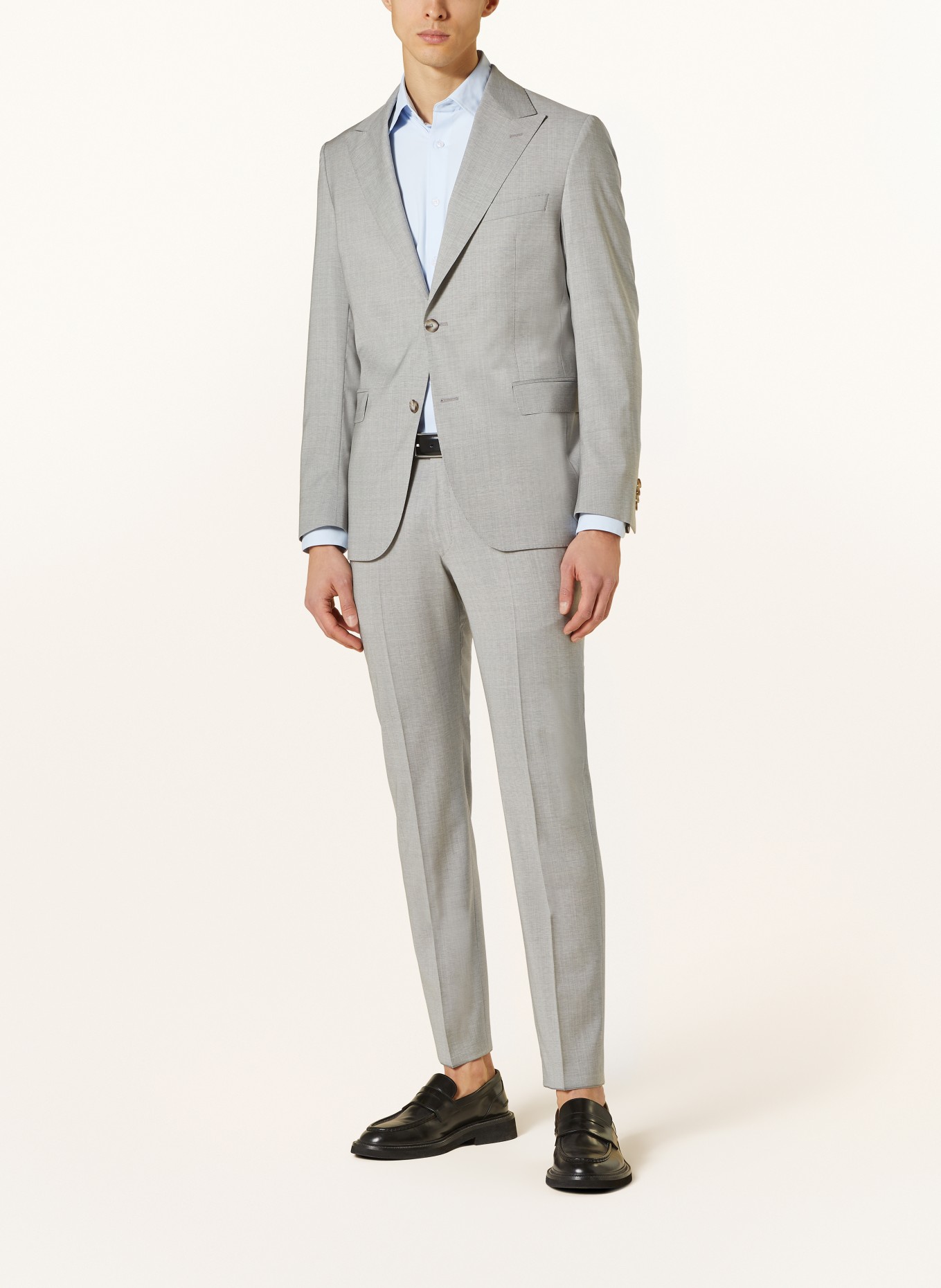 EDUARD DRESSLER Suit jacket shaped fit, Color: 013 HELLGRAU (Image 2)