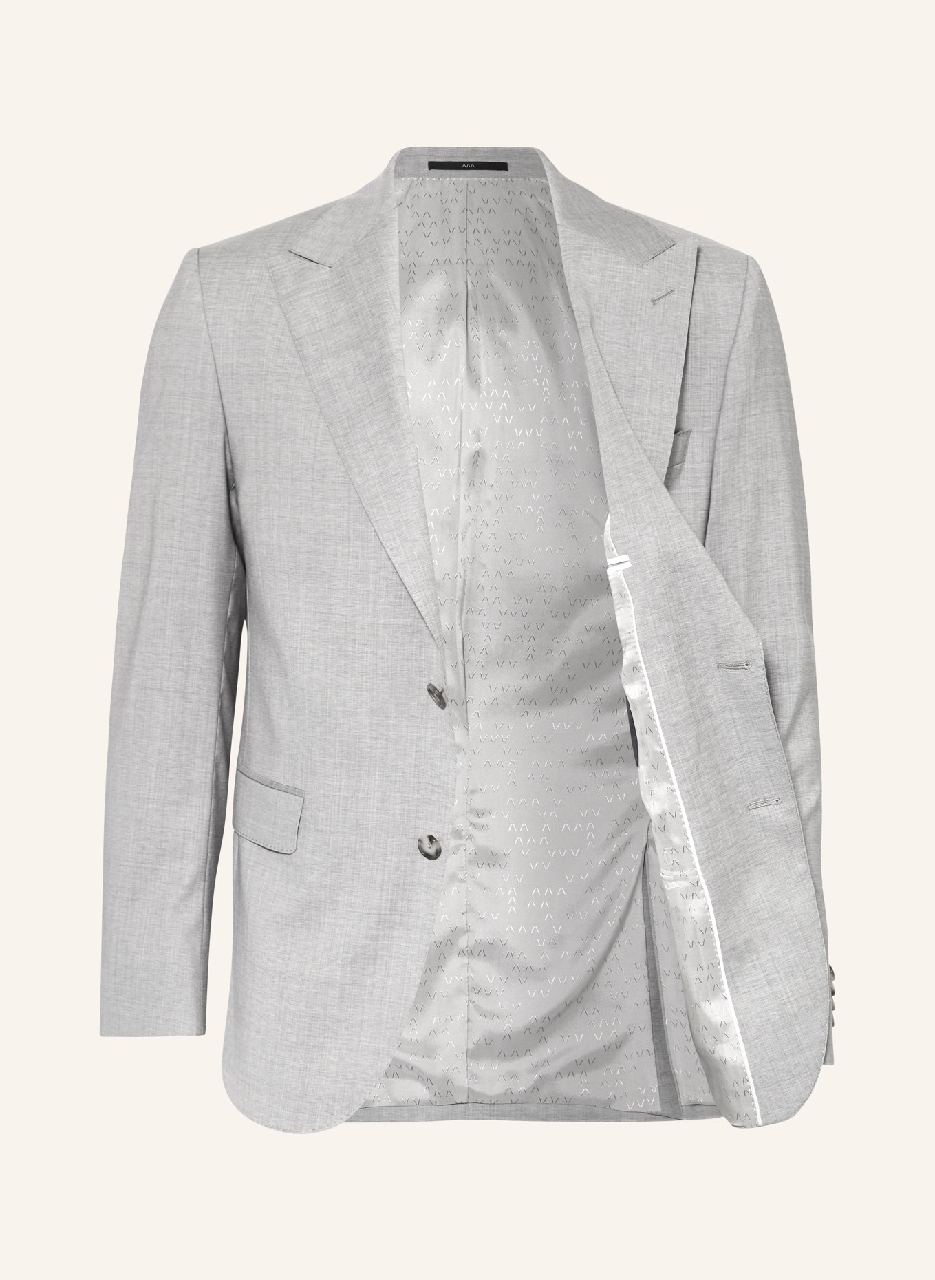 EDUARD DRESSLER Suit jacket shaped fit, Color: 013 HELLGRAU (Image 4)