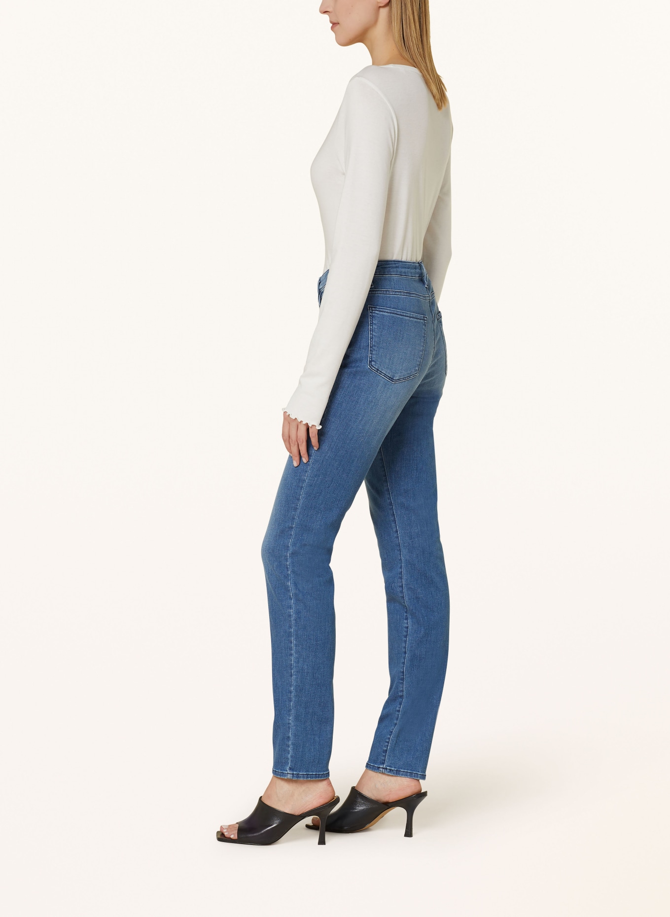 BRAX Skinny Jeans SHAKIRA, Farbe: 15 USED STONE BLUE (Bild 4)