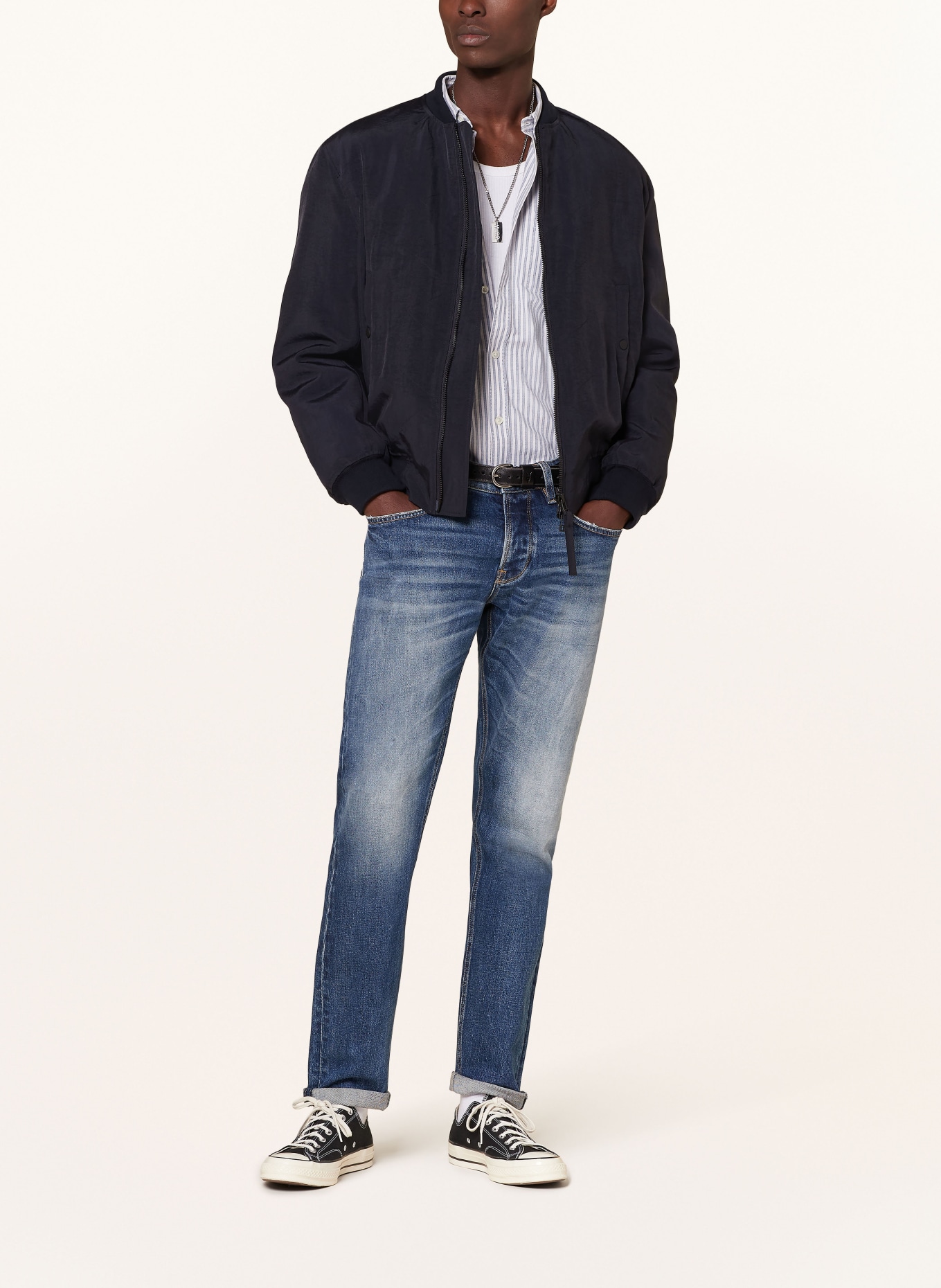 THE.NIM STANDARD Jeans MORRISON Tapered Slim Fit, Farbe: W762-MDB MEDIUM DARK BLUE (Bild 2)