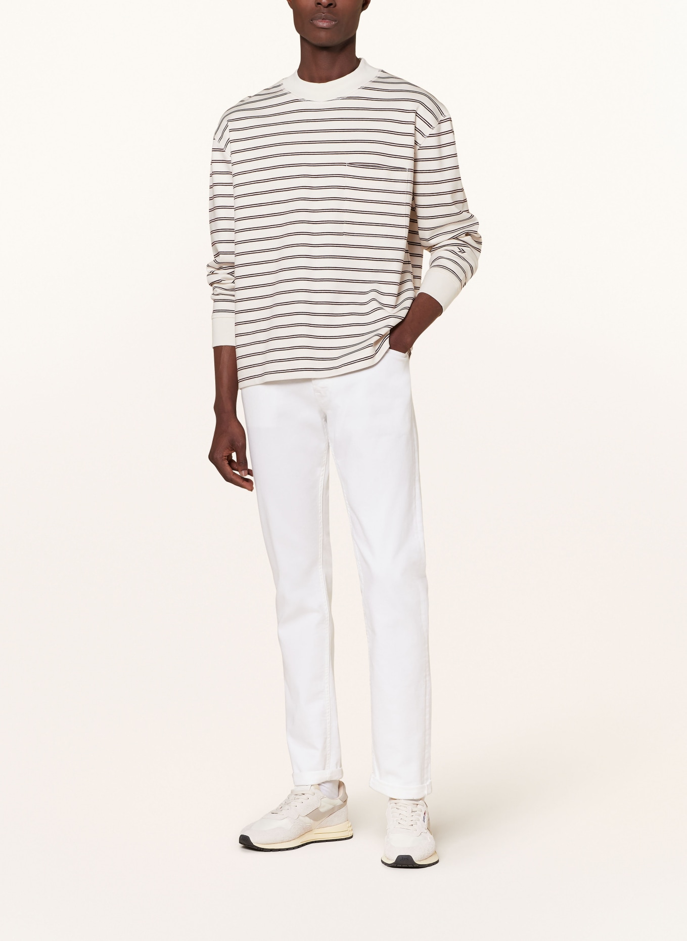 THE.NIM STANDARD Jeans MORRISON Tapered Slim Fit, Farbe: C001-WHT WHITE (Bild 2)