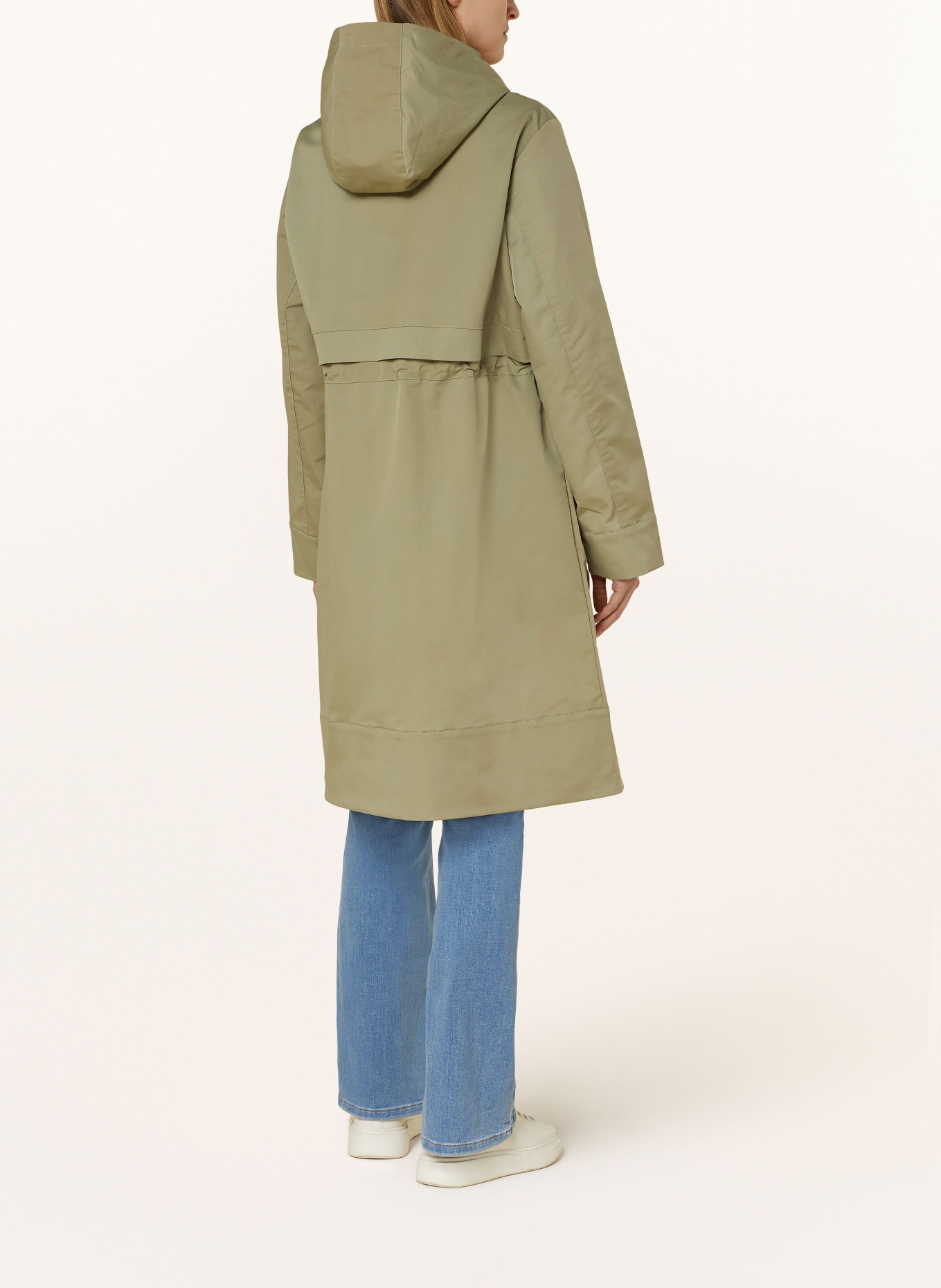 RINO & PELLE Parka KIMI with removable hood, Color: LIGHT GREEN (Image 3)