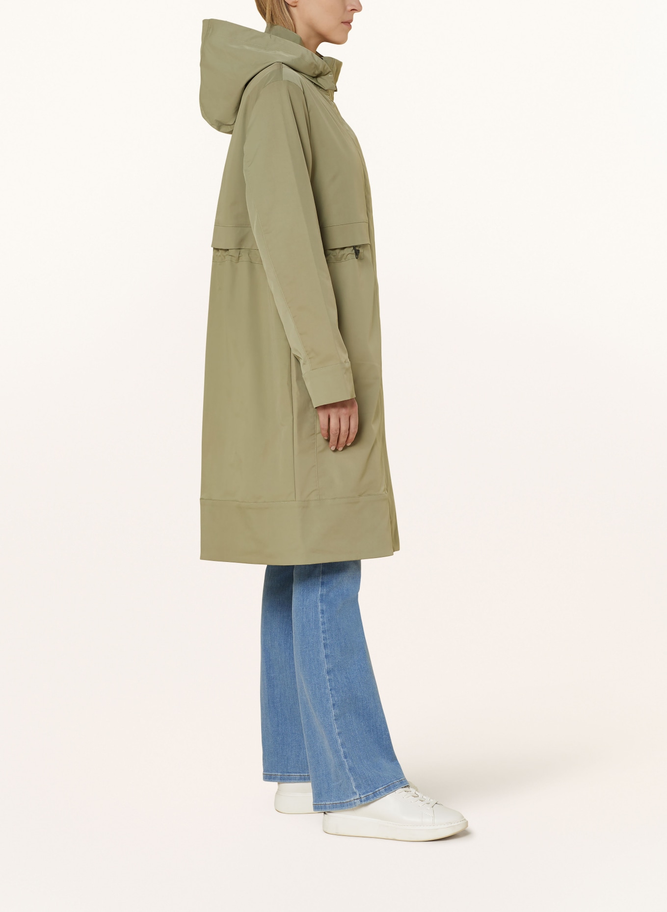 RINO & PELLE Parka KIMI with removable hood, Color: LIGHT GREEN (Image 4)