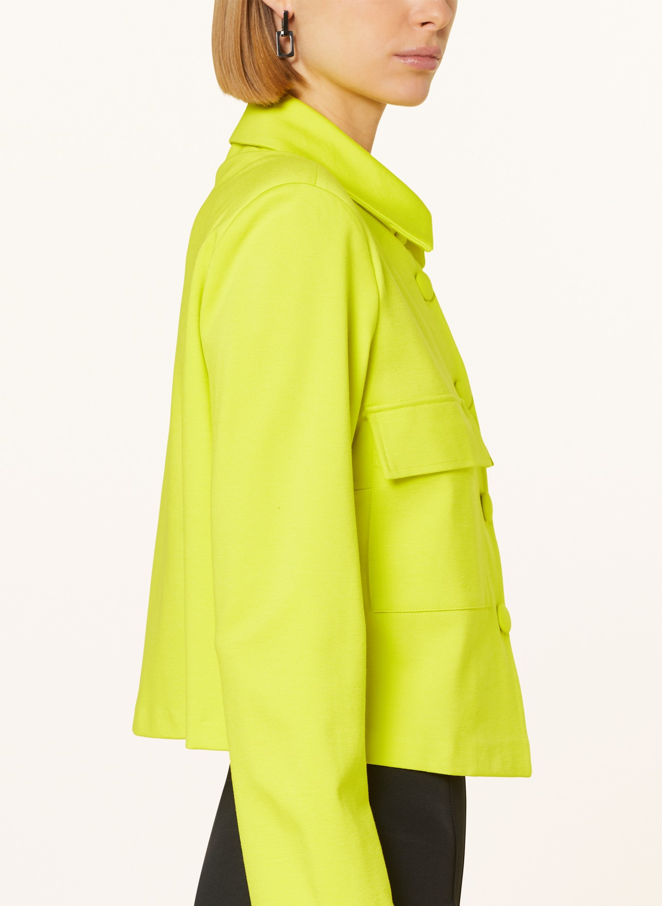 SEM PER LEI Jersey jacket, Color: NEON YELLOW (Image 4)