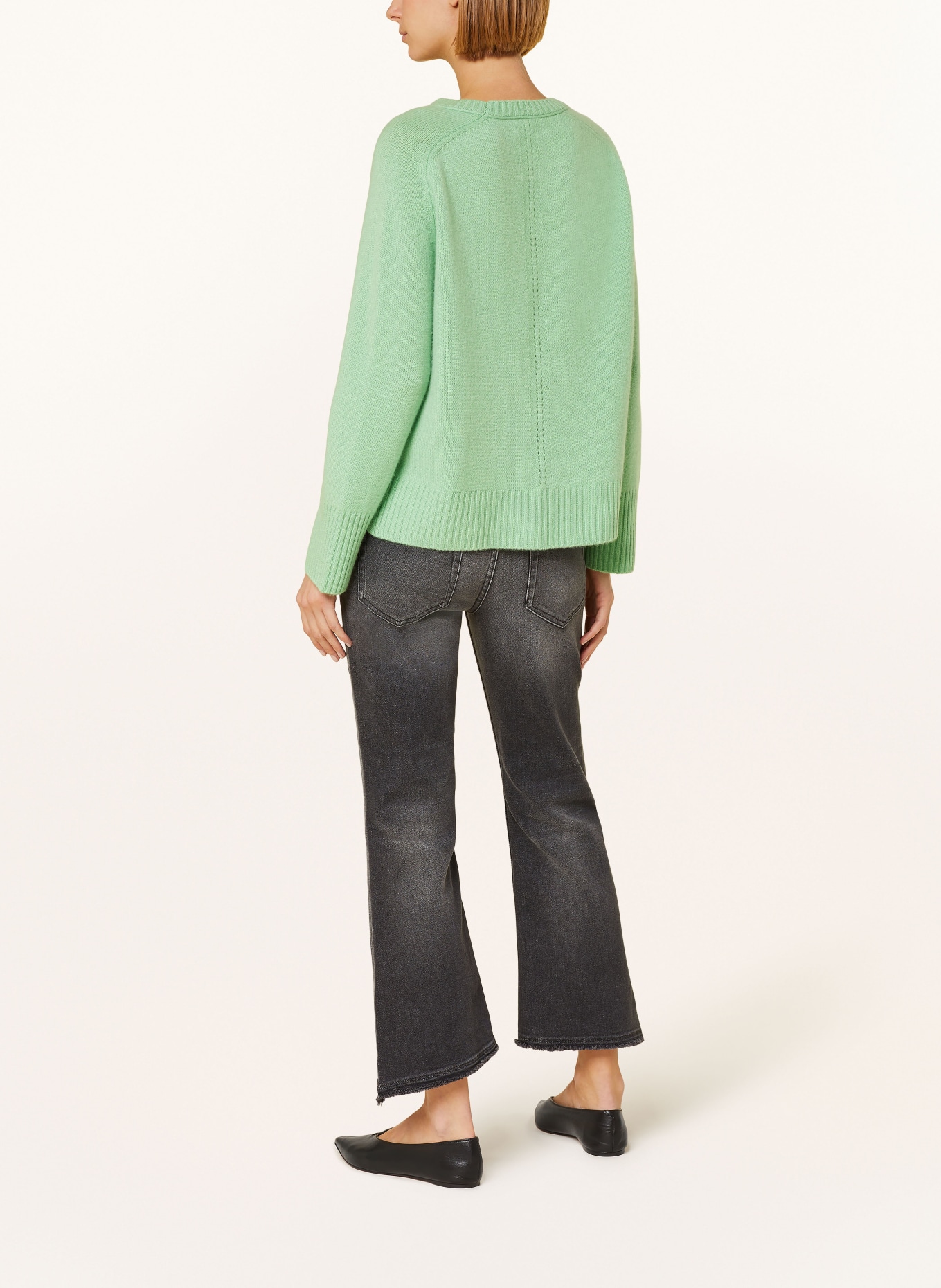 HEMISPHERE Cashmere-Pullover, Farbe: HELLGRÜN (Bild 3)