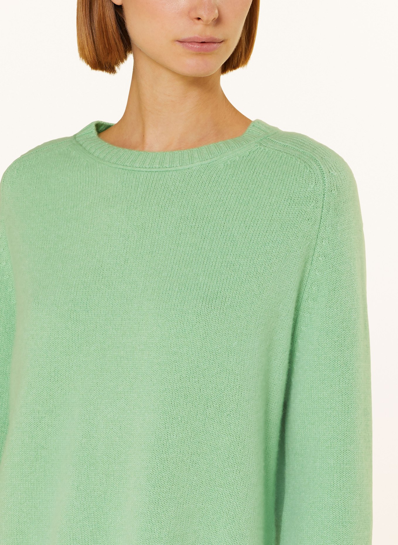 HEMISPHERE Cashmere sweater, Color: LIGHT GREEN (Image 4)