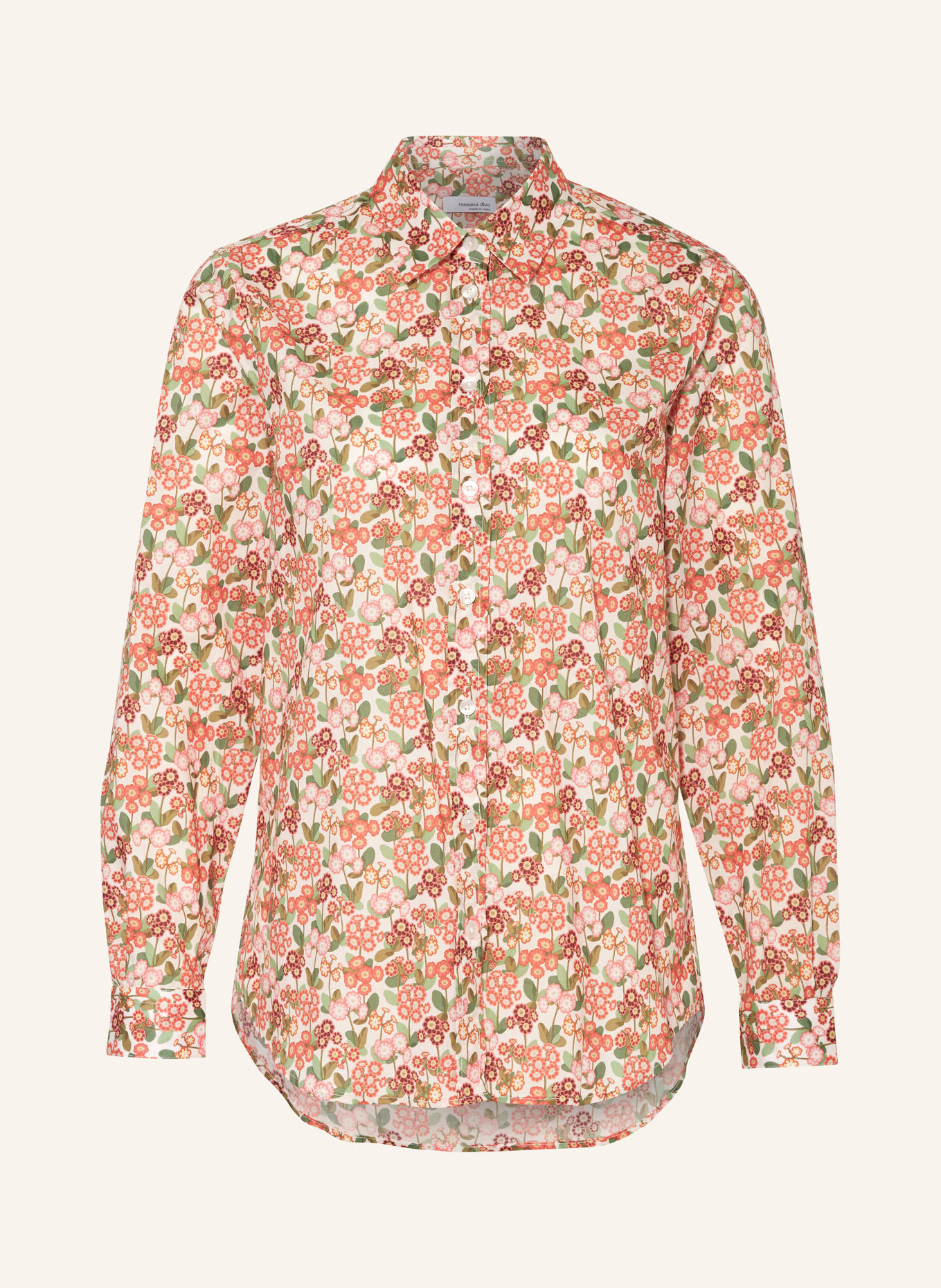 rossana diva Shirt blouse LIBERTY, Color: RED/ GREEN/ PINK (Image 1)