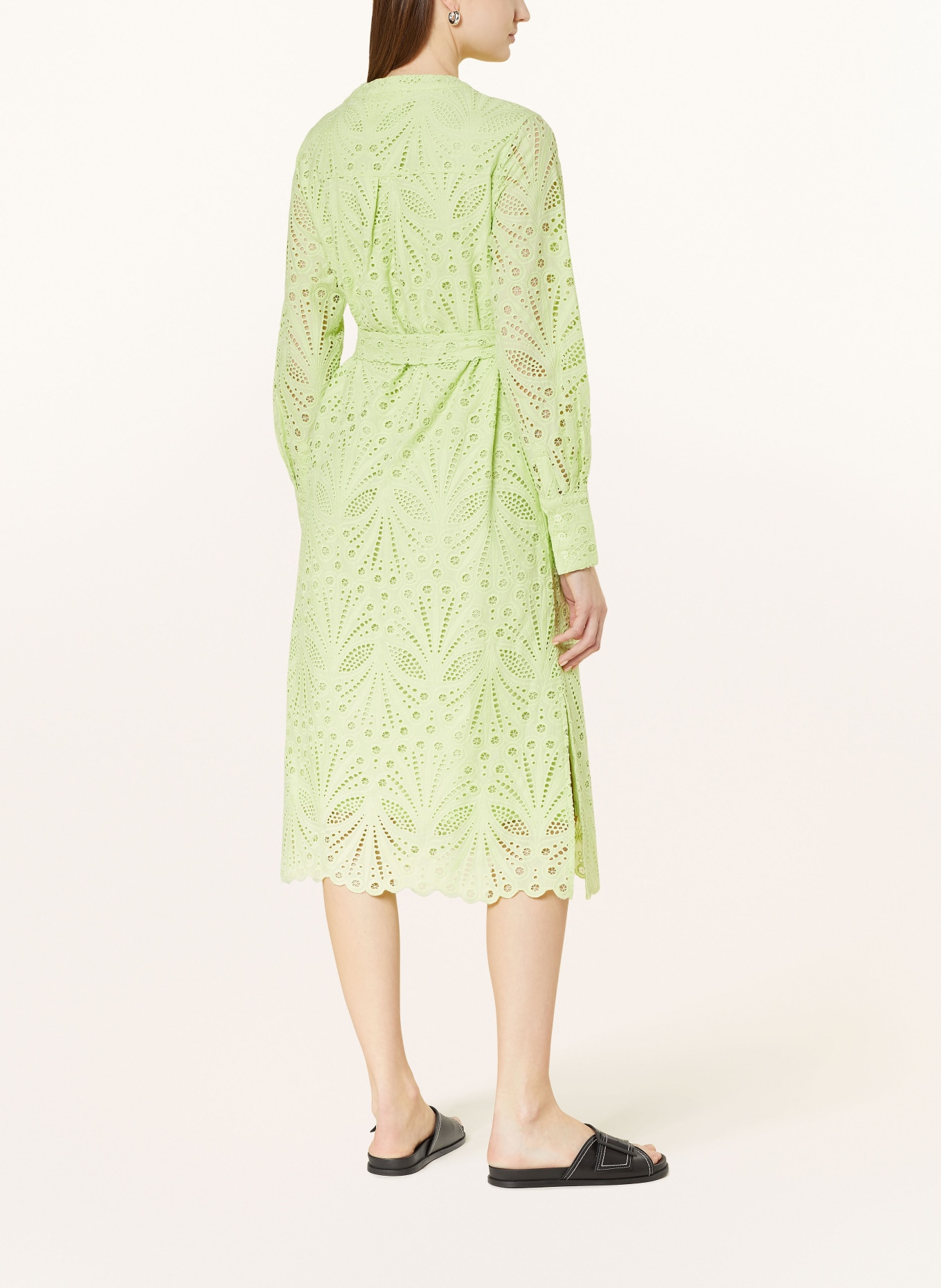 darling harbour Dress made of broderie anglaise, Color: MINT (Image 3)