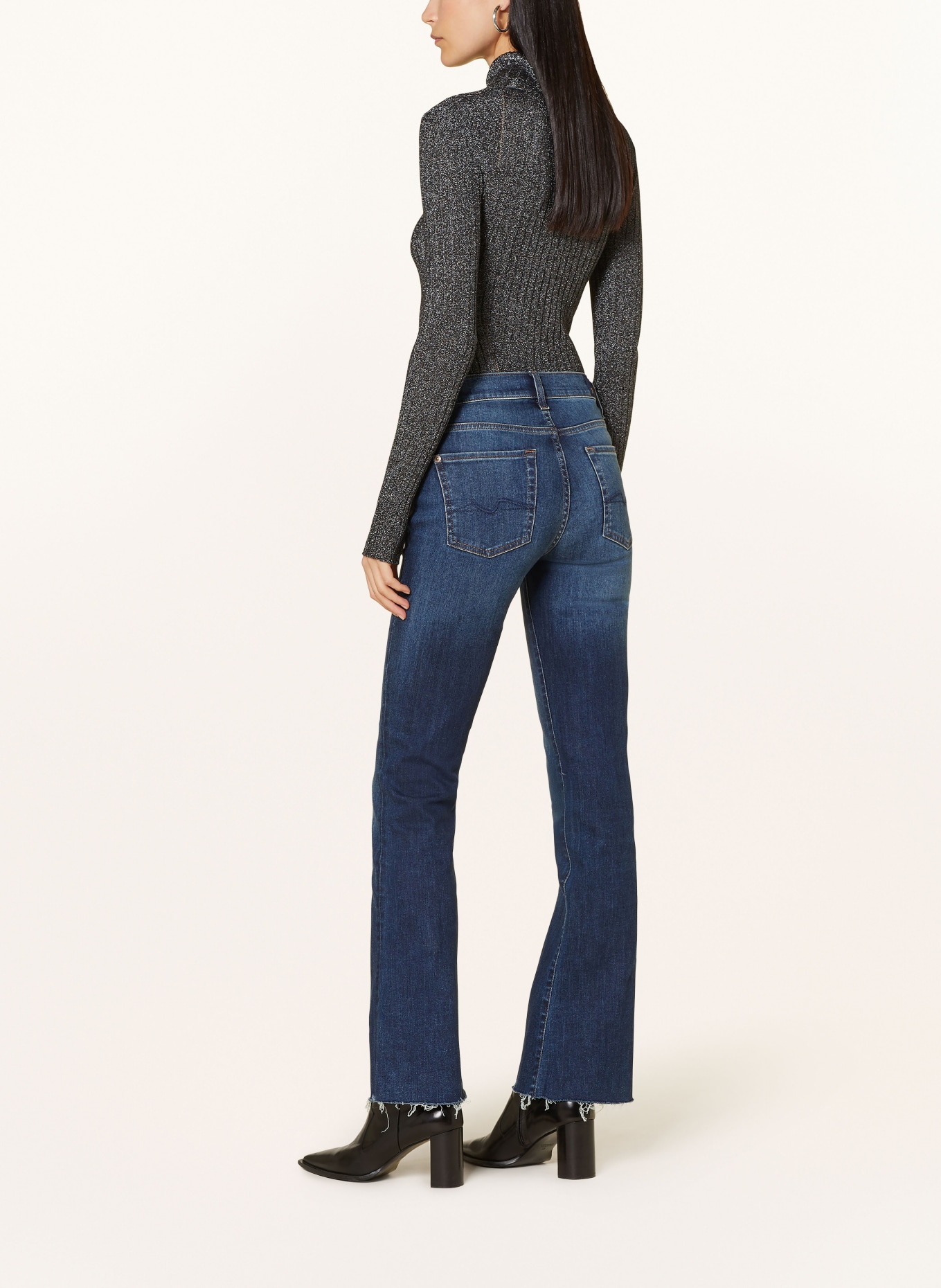 7 for all mankind Jeans BOOTCUT TAILORLESS RETRO, Color: DARK BLUE (Image 3)