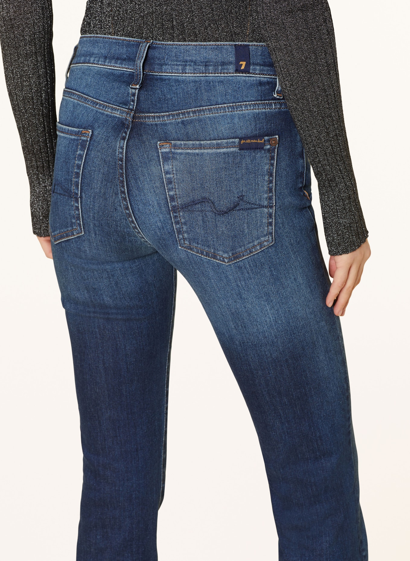 7 for all mankind Jeans BOOTCUT TAILORLESS RETRO, Color: DARK BLUE (Image 4)