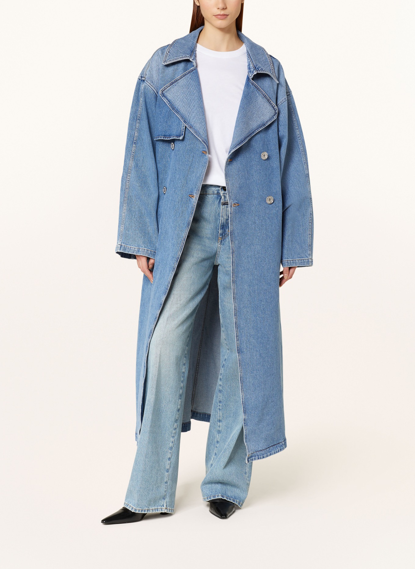 7 for all mankind Jeans-Trenchcoat, Farbe: HELLBLAU (Bild 2)