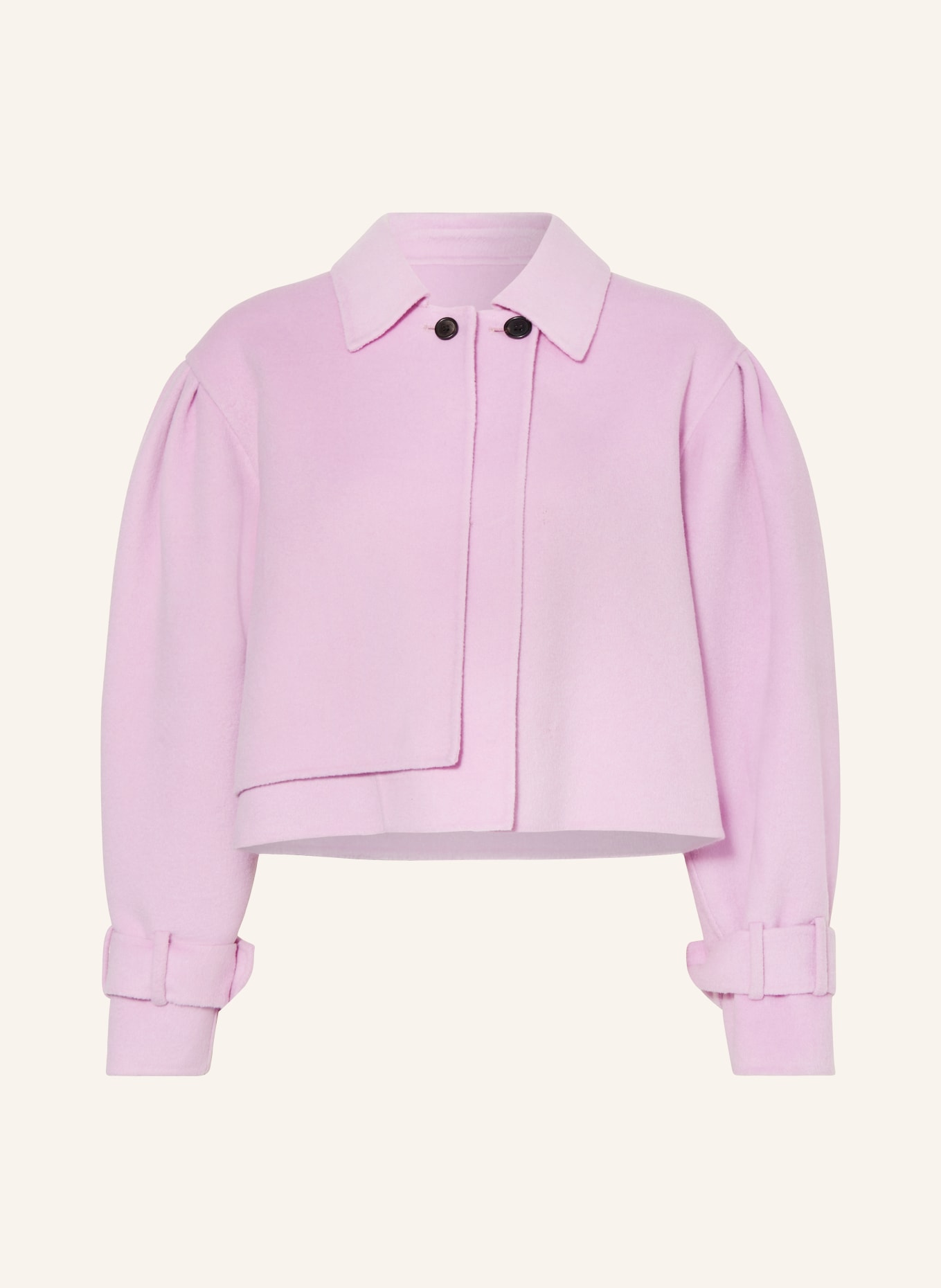 STUDIO AR Caban kabát CATALANA: RŮŽOVÁ