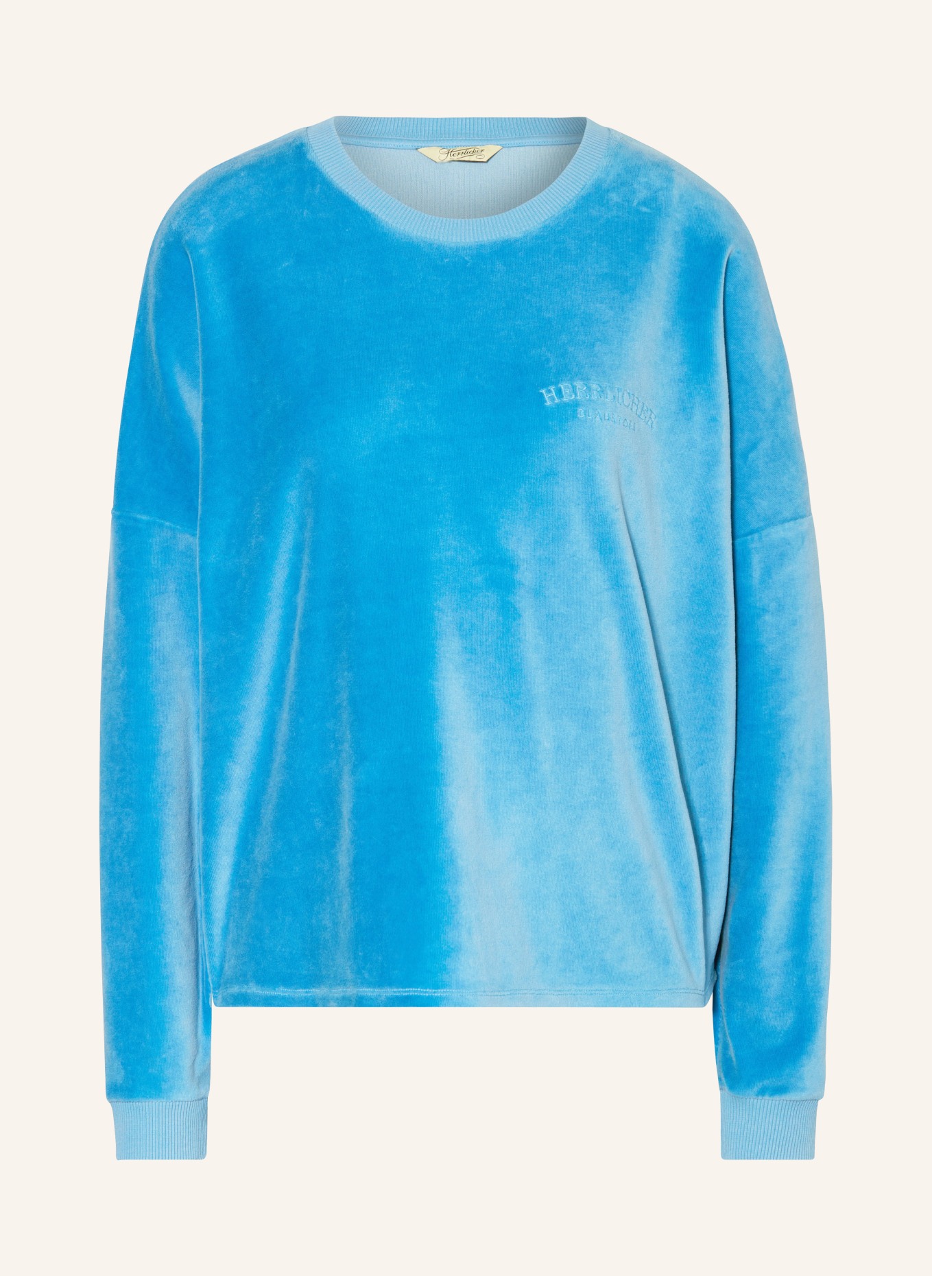 Herrlicher Sweatshirt SMILA, Farbe: HELLBLAU (Bild 1)