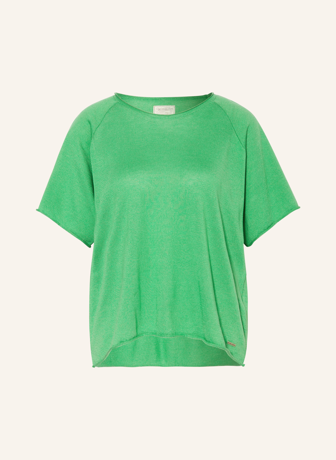 Herrlicher Knit shirt REA, Color: GREEN (Image 1)
