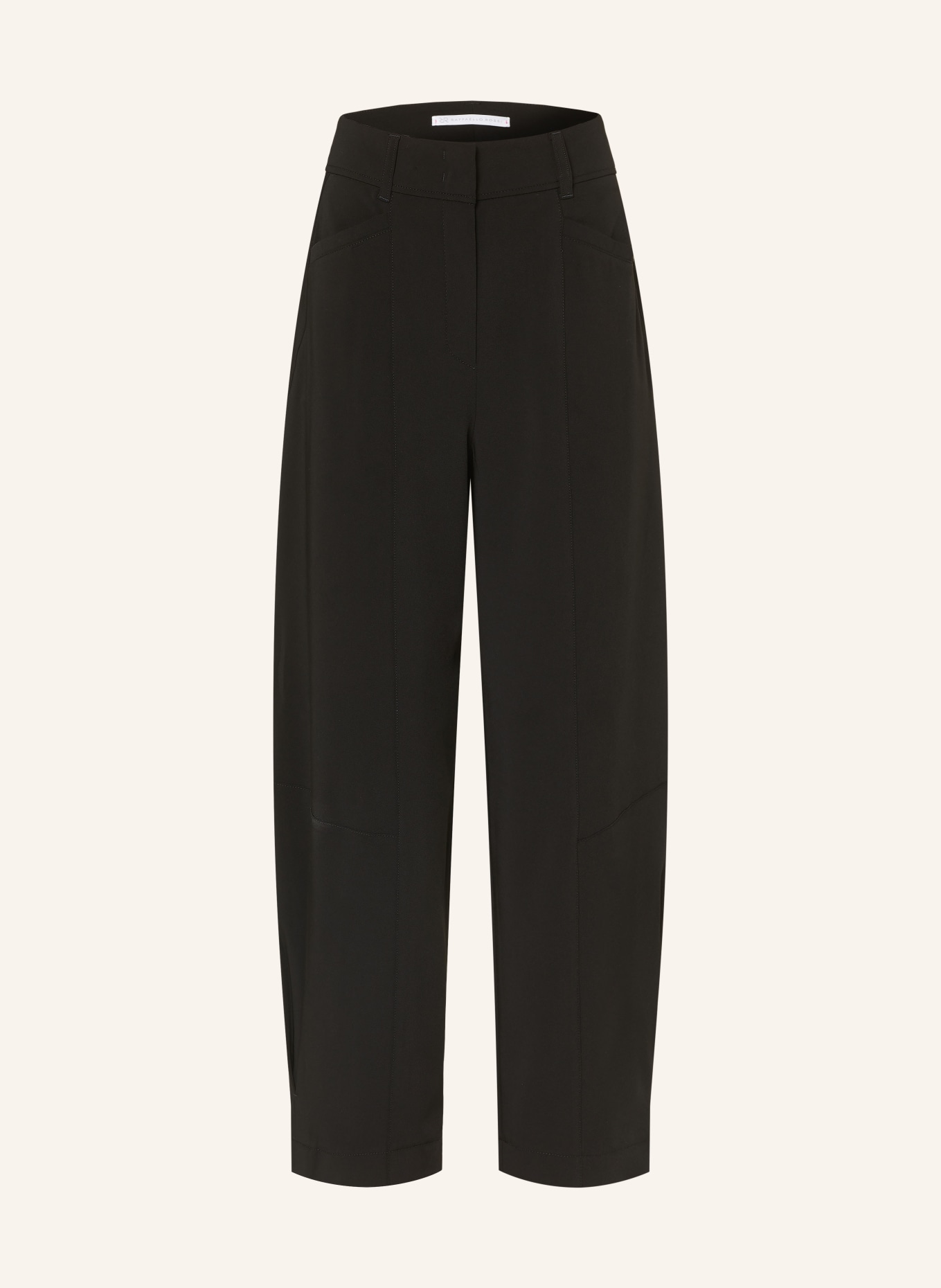 RAFFAELLO ROSSI Wide leg trousers HALE, Color: BLACK (Image 1)
