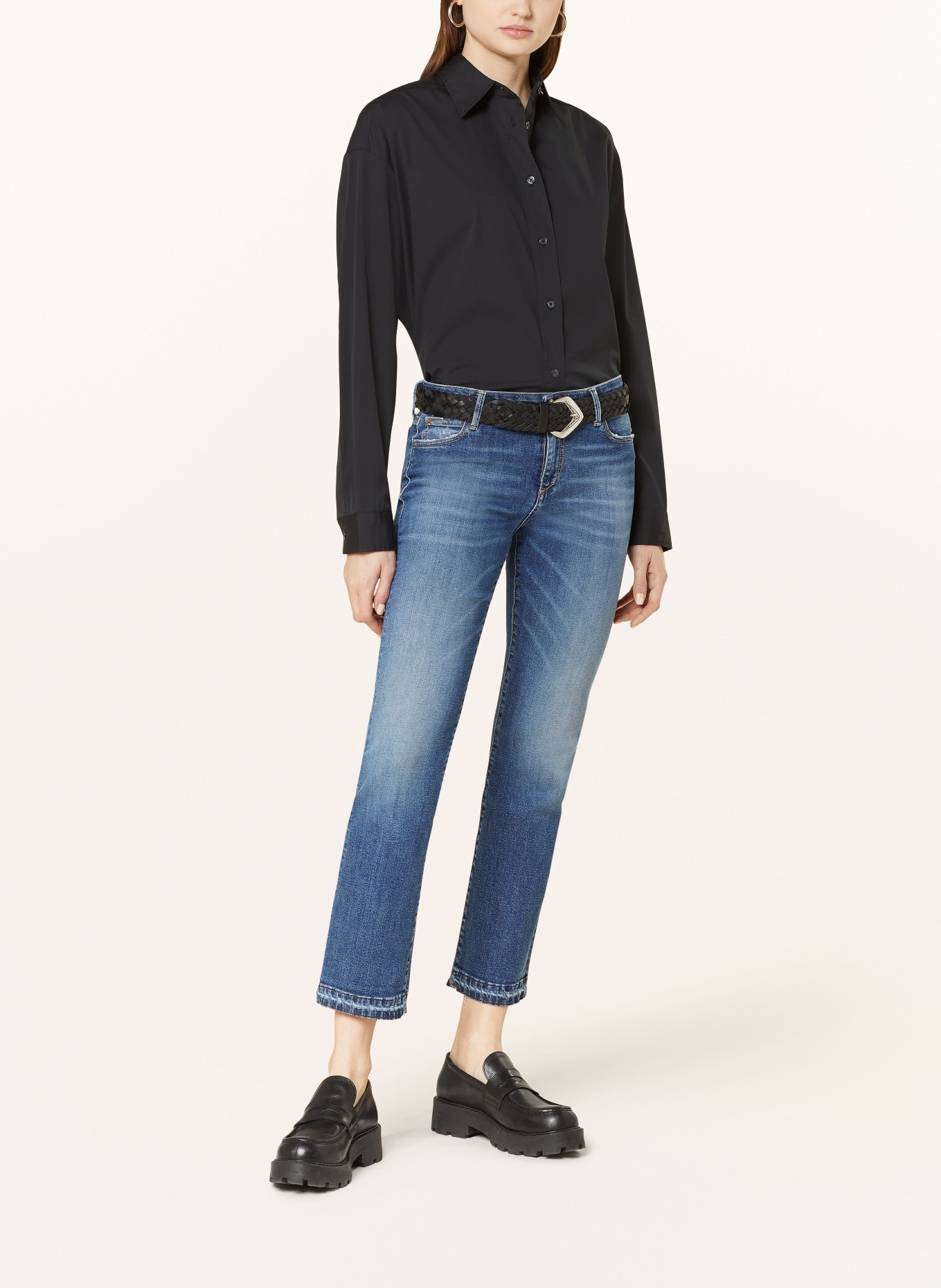 THE.NIM STANDARD Jeans TRACY ANKLE, Color: W840-MDB DARK BLUE (Image 2)