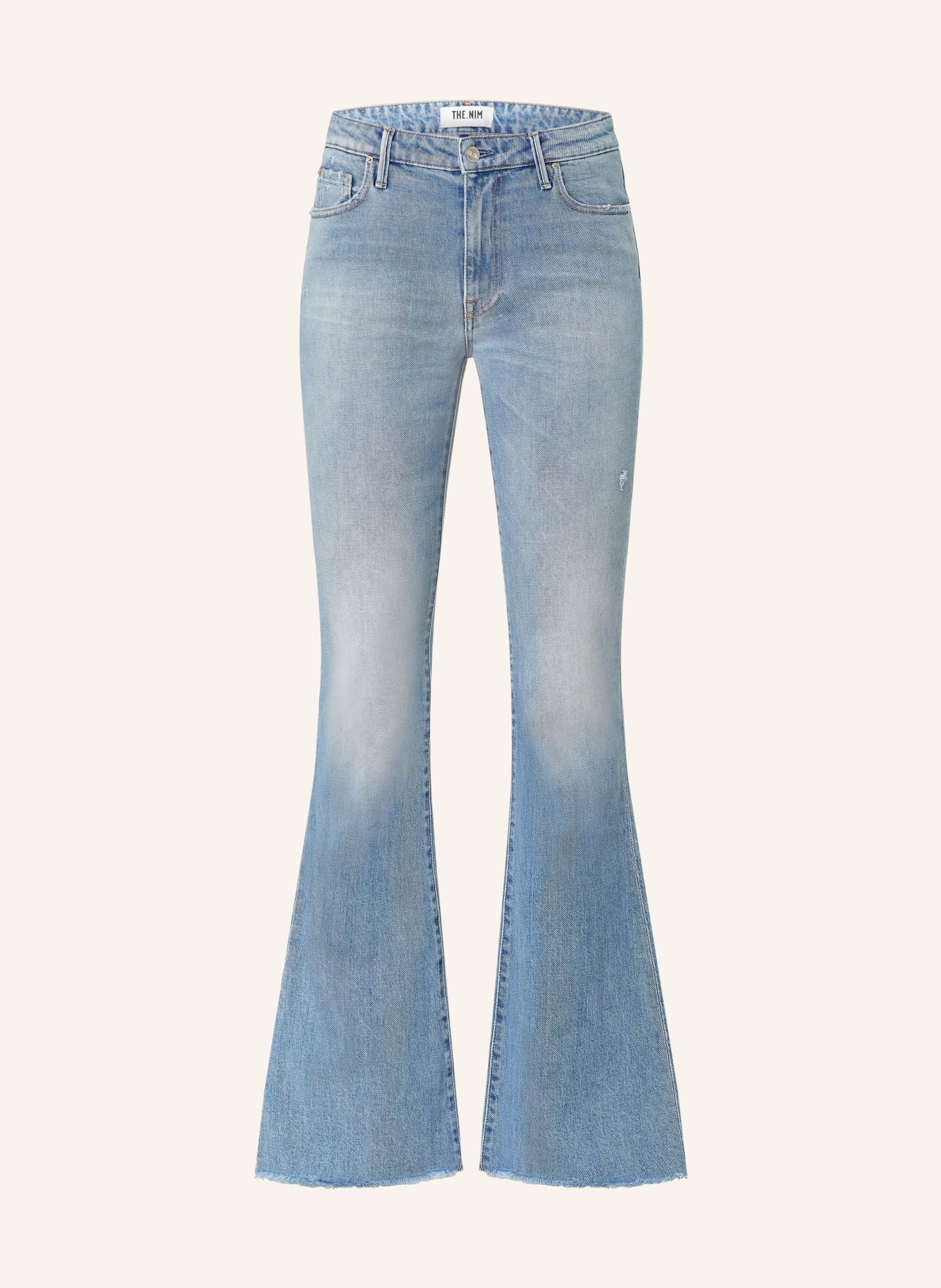 THE.NIM STANDARD Flared Jeans KYLIE, Farbe: W837-VLG LIGHT BLUE (Bild 1)